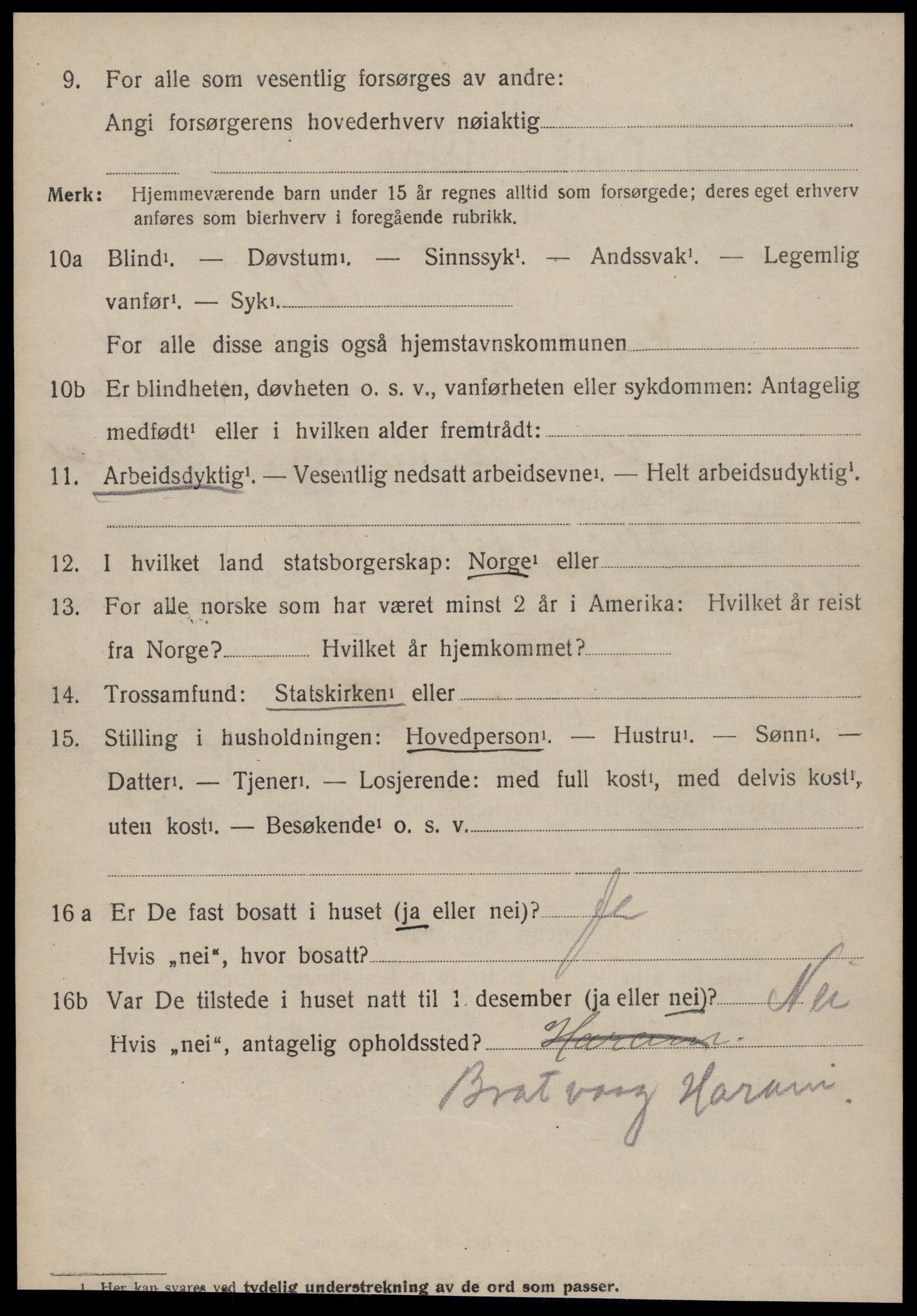 SAT, 1920 census for Vigra, 1920, p. 1767