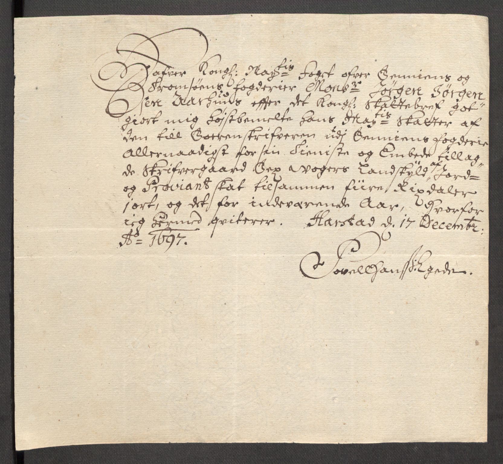 Rentekammeret inntil 1814, Reviderte regnskaper, Fogderegnskap, AV/RA-EA-4092/R68/L4754: Fogderegnskap Senja og Troms, 1697-1699, p. 60