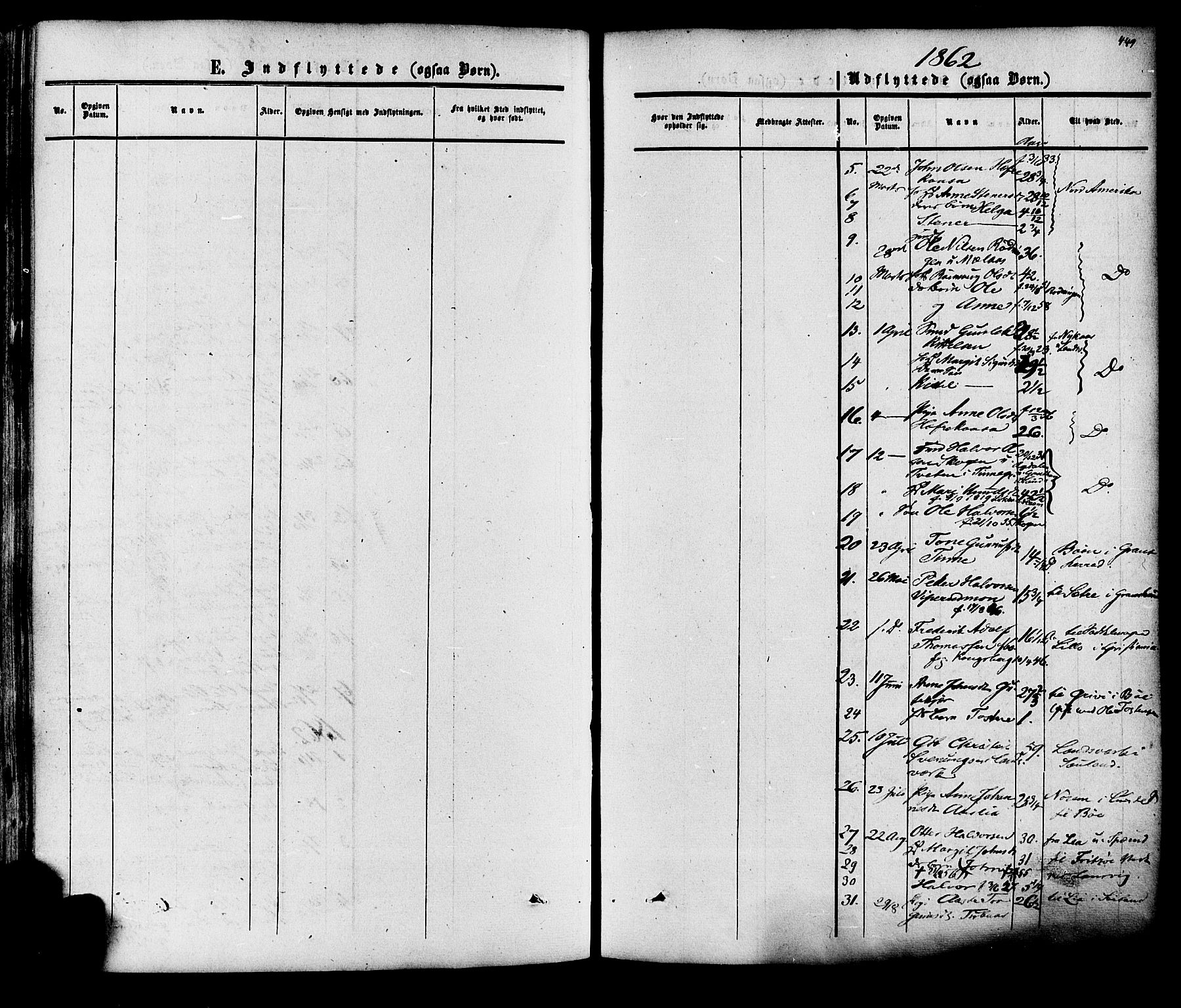 Heddal kirkebøker, SAKO/A-268/F/Fa/L0007: Parish register (official) no. I 7, 1855-1877, p. 449