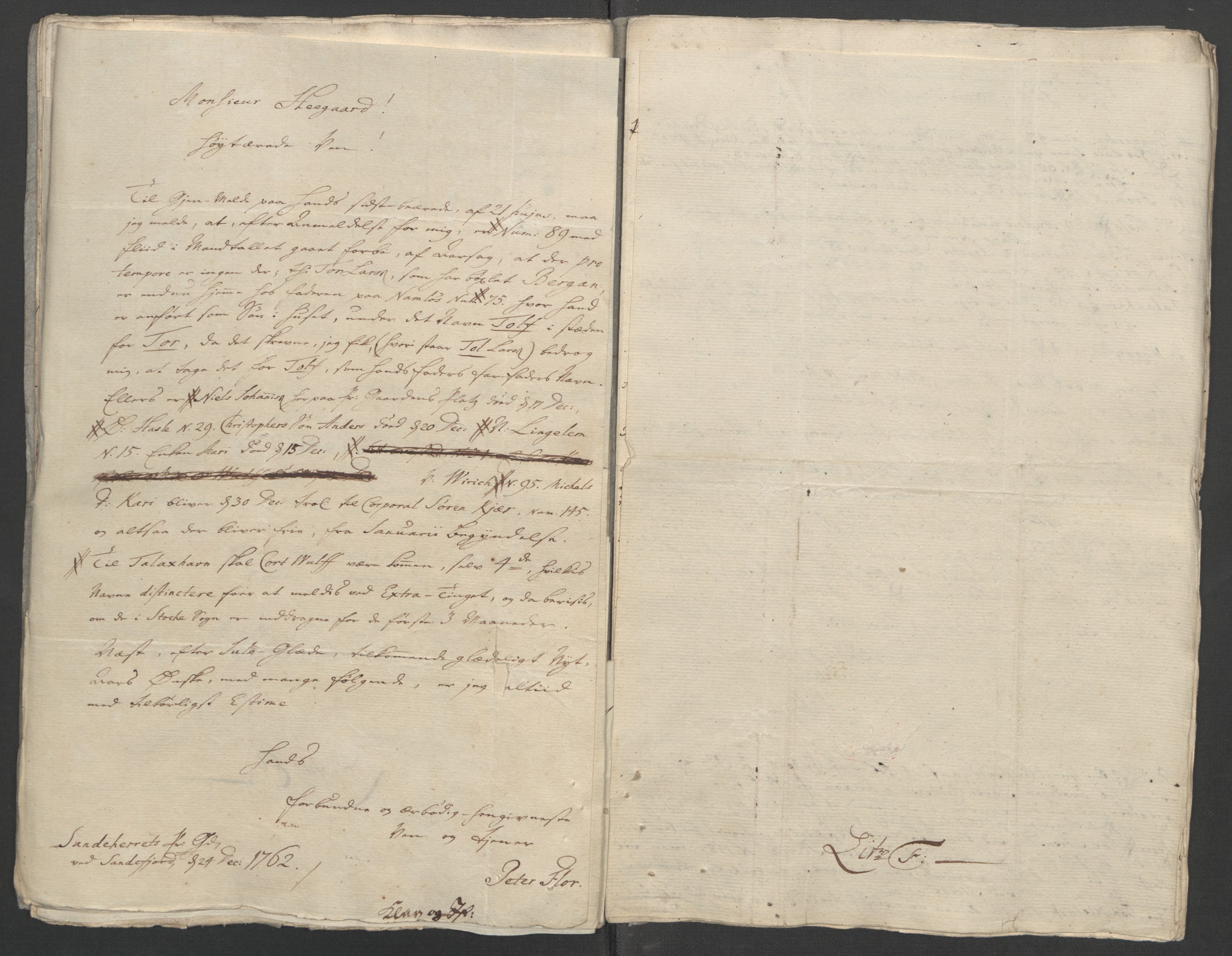 Rentekammeret inntil 1814, Reviderte regnskaper, Fogderegnskap, AV/RA-EA-4092/R33/L2033: Ekstraskatten Larvik grevskap, 1762-1764, p. 166