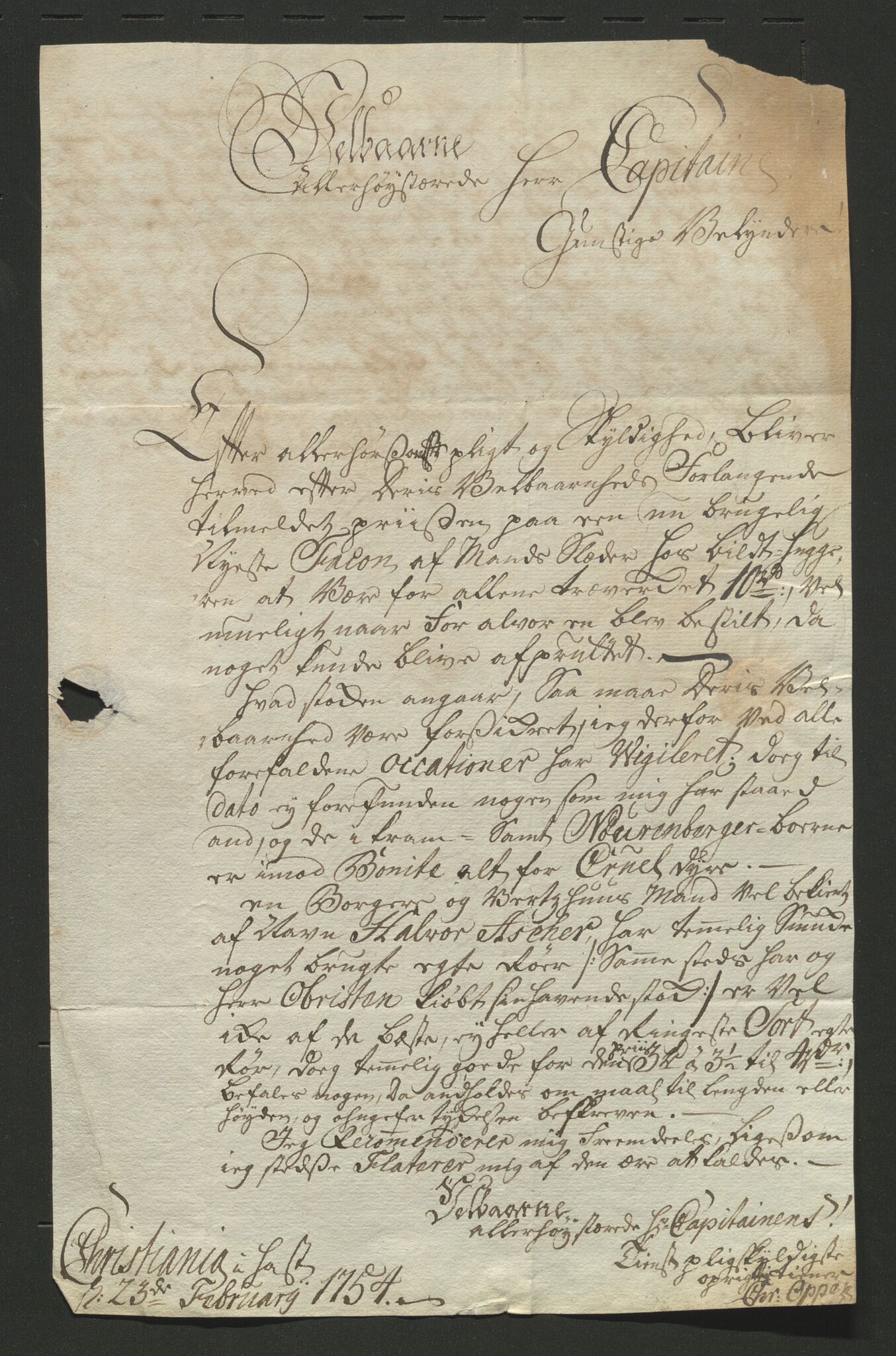 Åker i Vang, Hedmark, og familien Todderud, AV/SAH-ARK-010/J/Jc/L0002: Korrespondanse, 1753-1762, p. 40