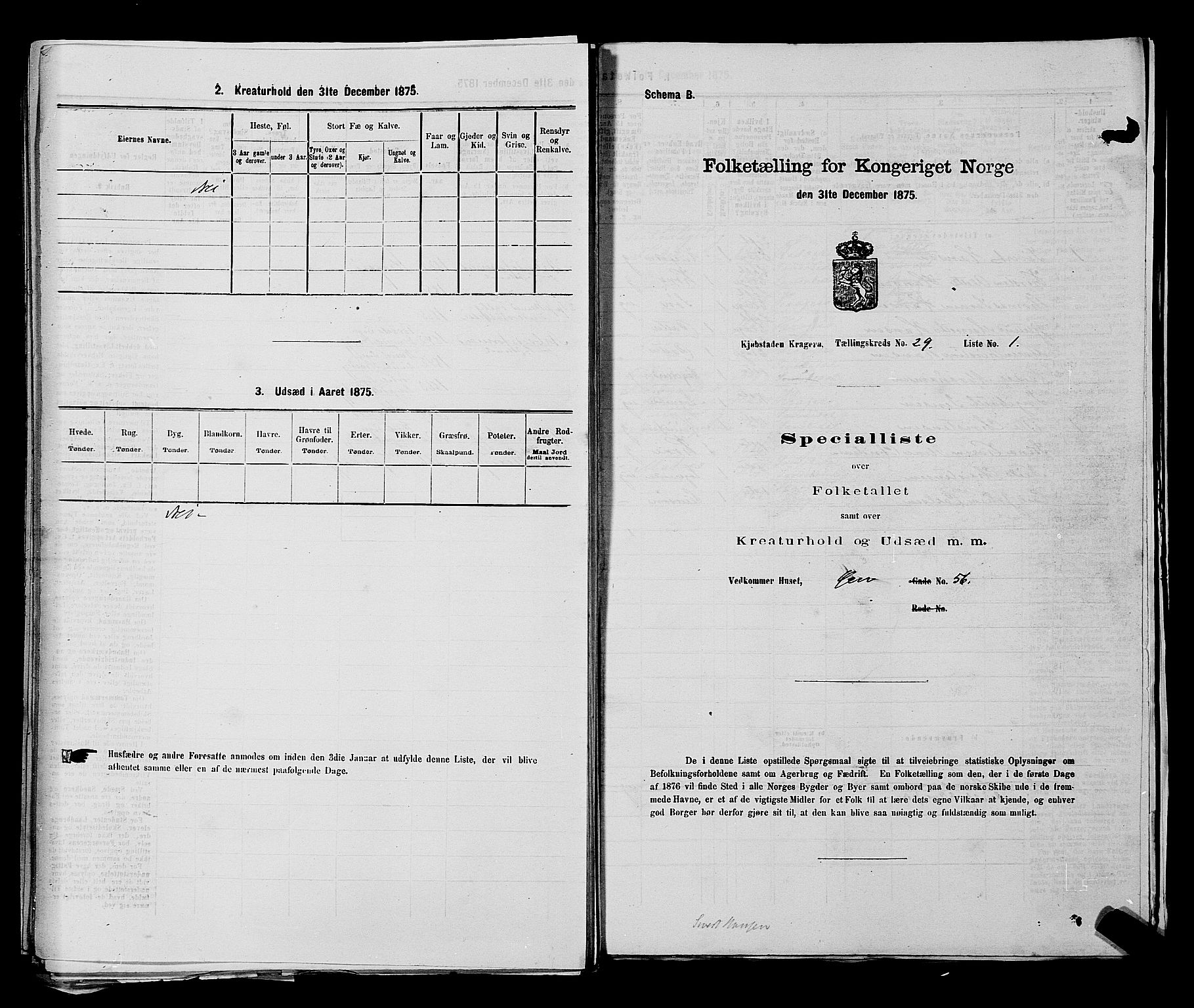 SAKO, 1875 census for 0801P Kragerø, 1875, p. 634