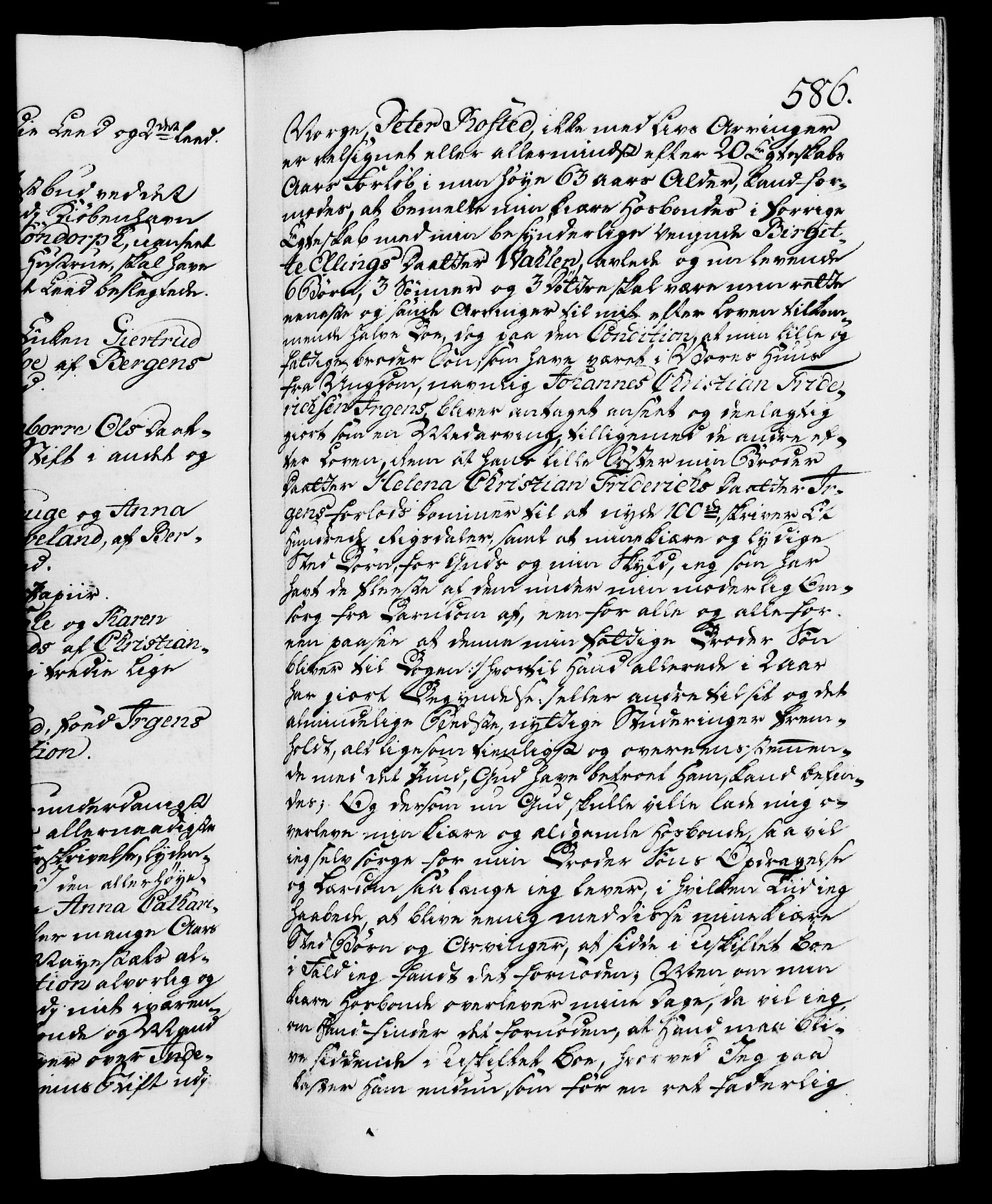 Danske Kanselli 1572-1799, RA/EA-3023/F/Fc/Fca/Fcaa/L0047: Norske registre, 1776-1778, p. 586a