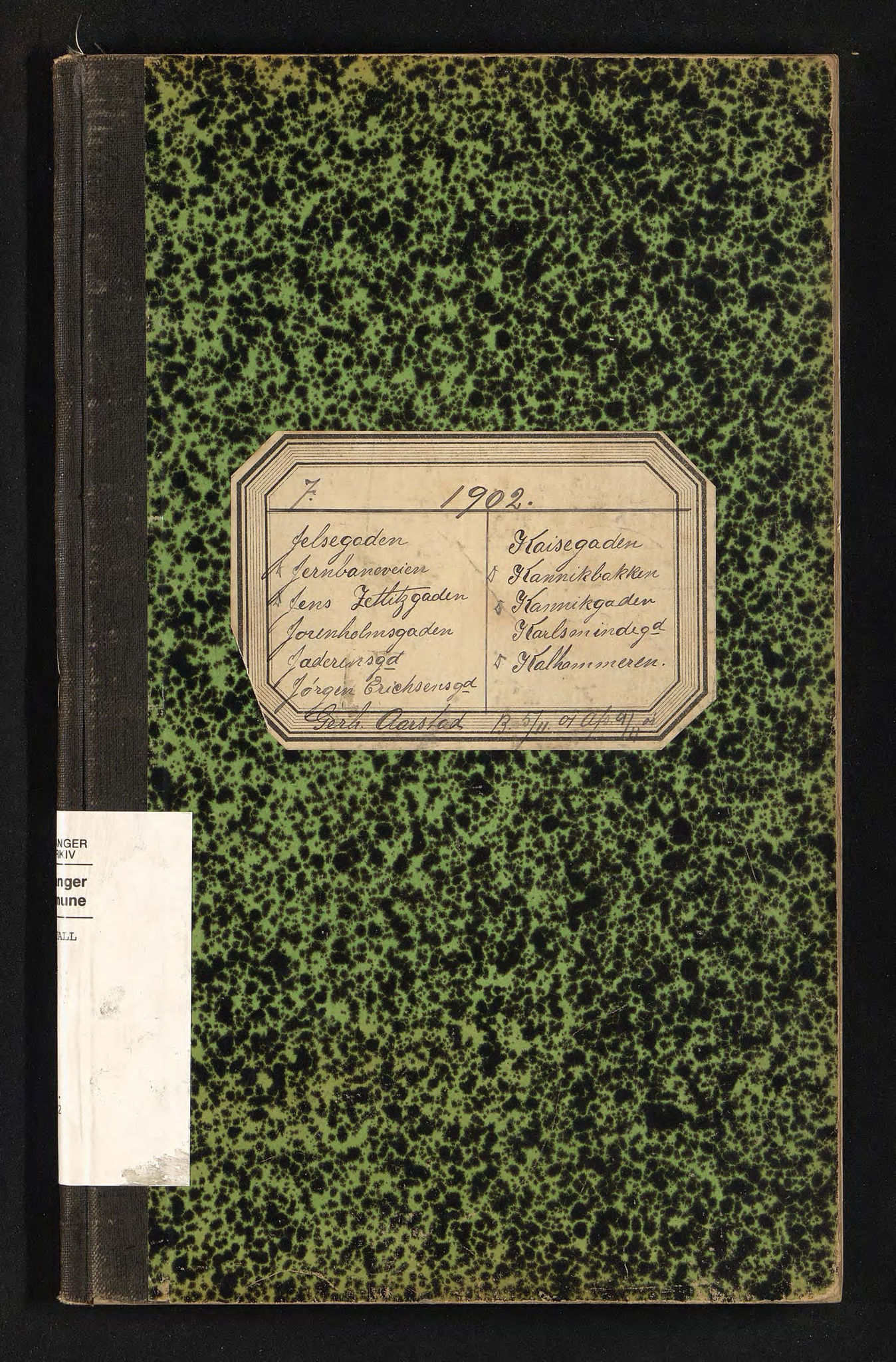 BYST, Ligningsmanntall for Stavanger 1902 - Jelsegaden - Kalhammeren, 1902