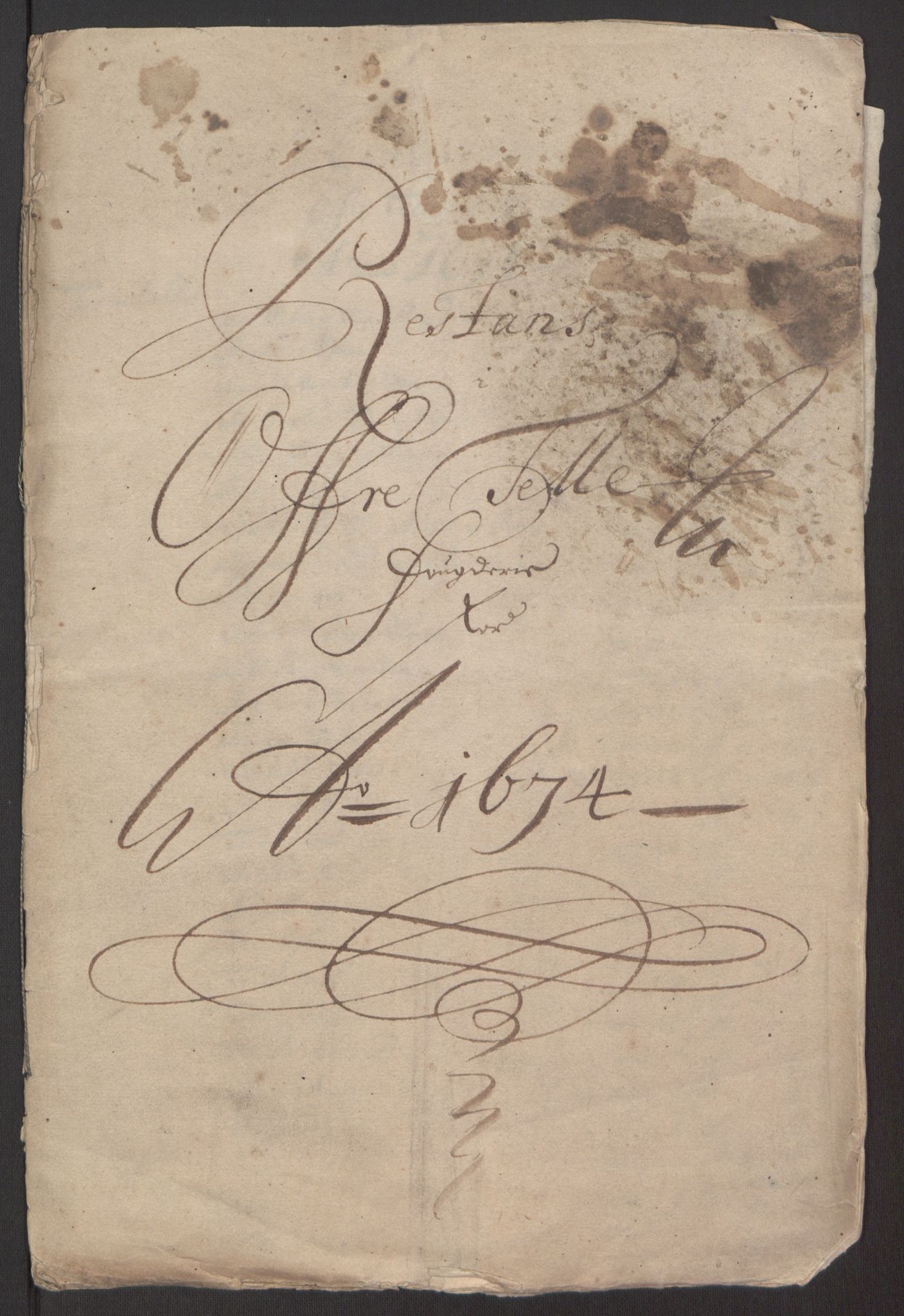 Rentekammeret inntil 1814, Reviderte regnskaper, Fogderegnskap, RA/EA-4092/R35/L2061: Fogderegnskap Øvre og Nedre Telemark, 1673-1674, p. 203