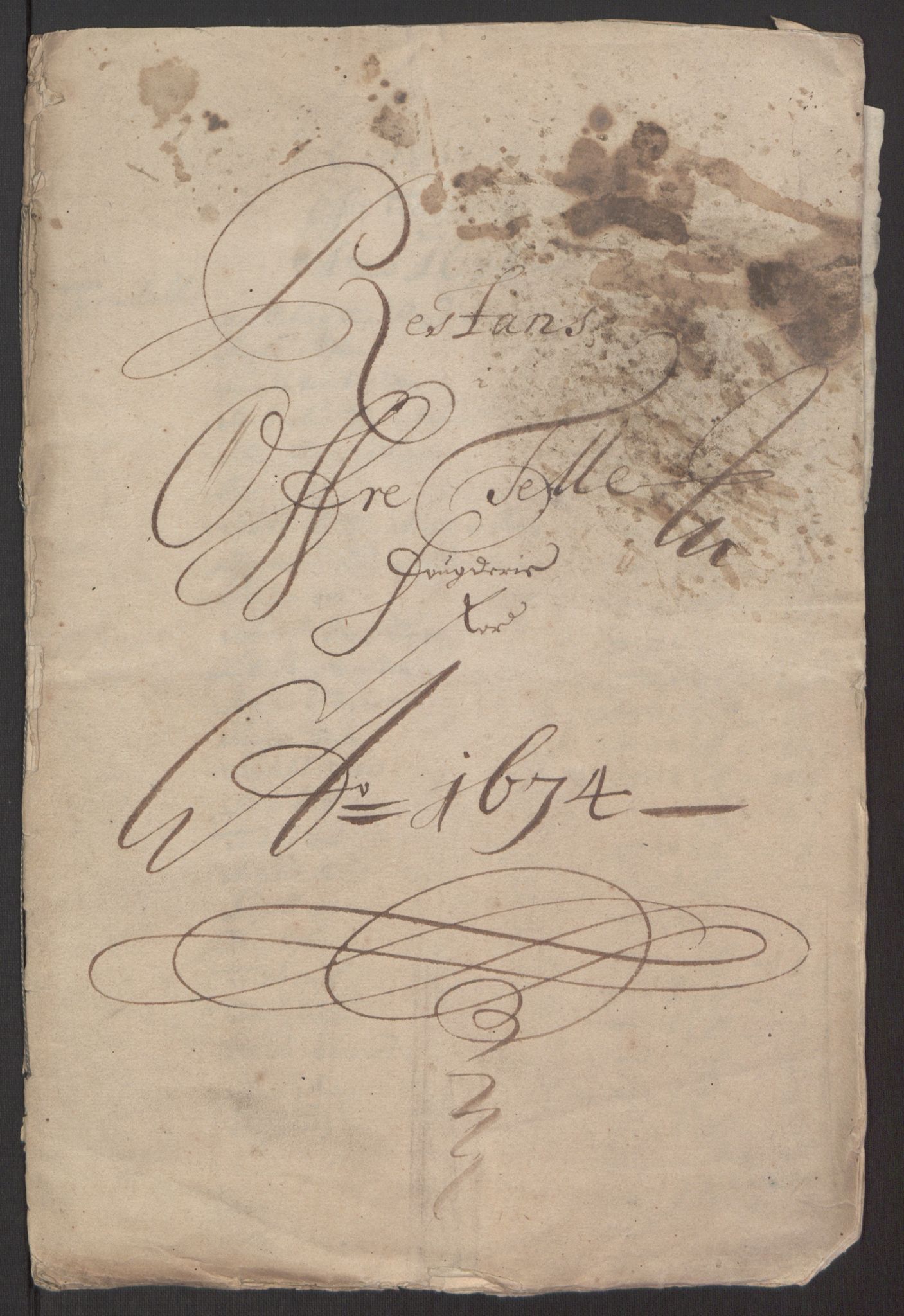 Rentekammeret inntil 1814, Reviderte regnskaper, Fogderegnskap, AV/RA-EA-4092/R35/L2061: Fogderegnskap Øvre og Nedre Telemark, 1673-1674, p. 203