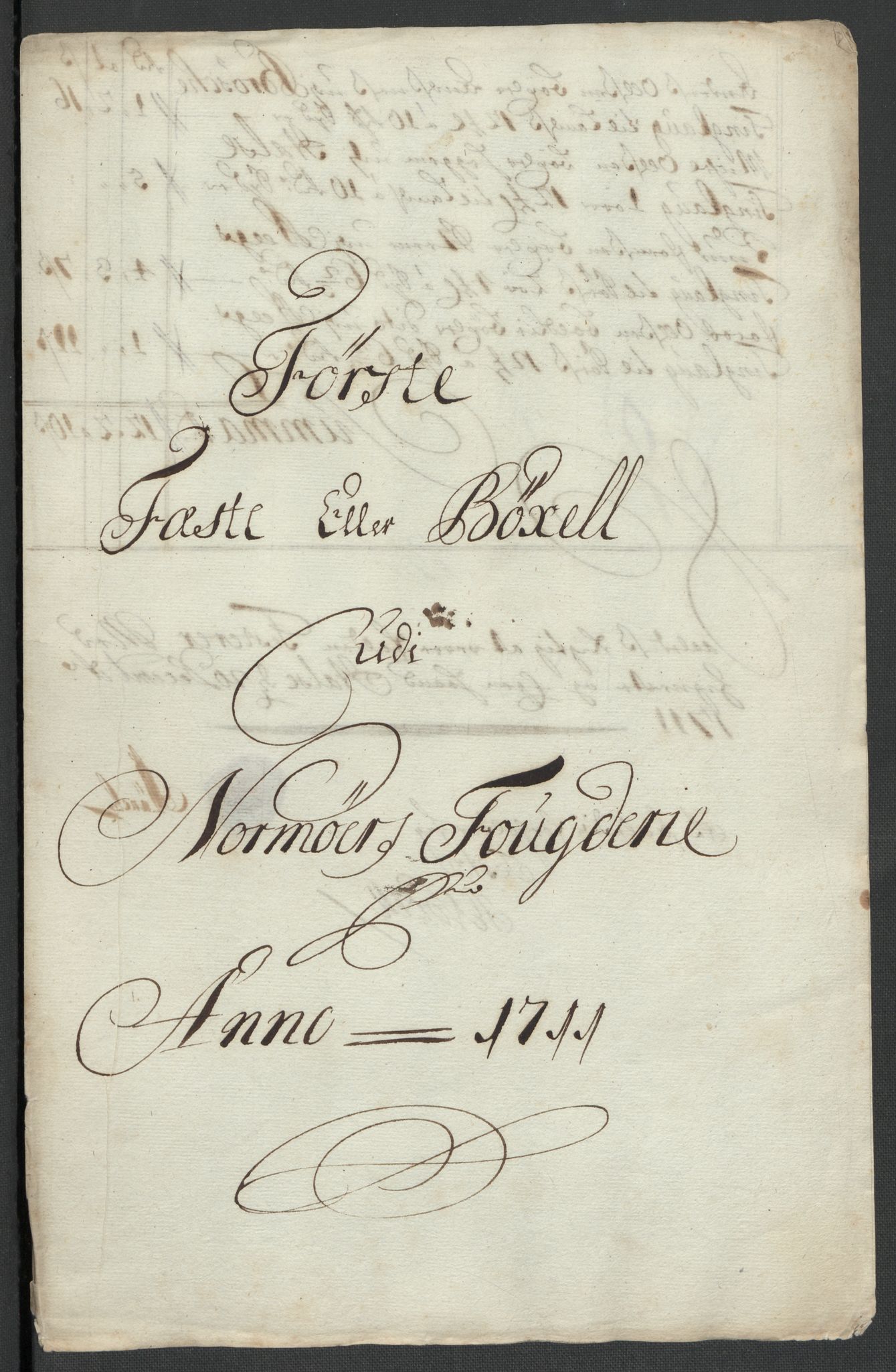 Rentekammeret inntil 1814, Reviderte regnskaper, Fogderegnskap, AV/RA-EA-4092/R56/L3745: Fogderegnskap Nordmøre, 1711, p. 331