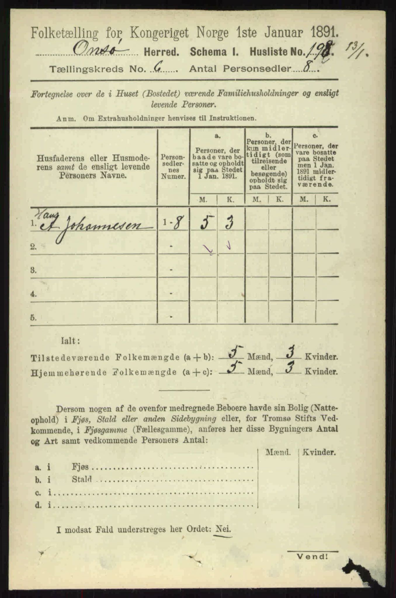 RA, 1891 census for 0134 Onsøy, 1891, p. 5057