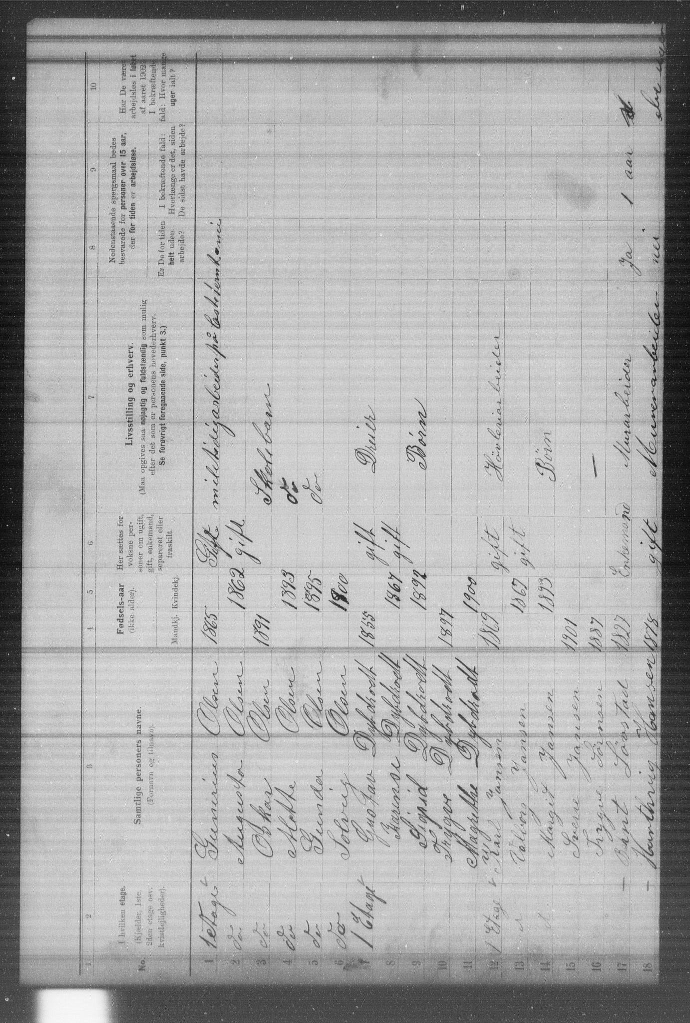 OBA, Municipal Census 1902 for Kristiania, 1902, p. 17551