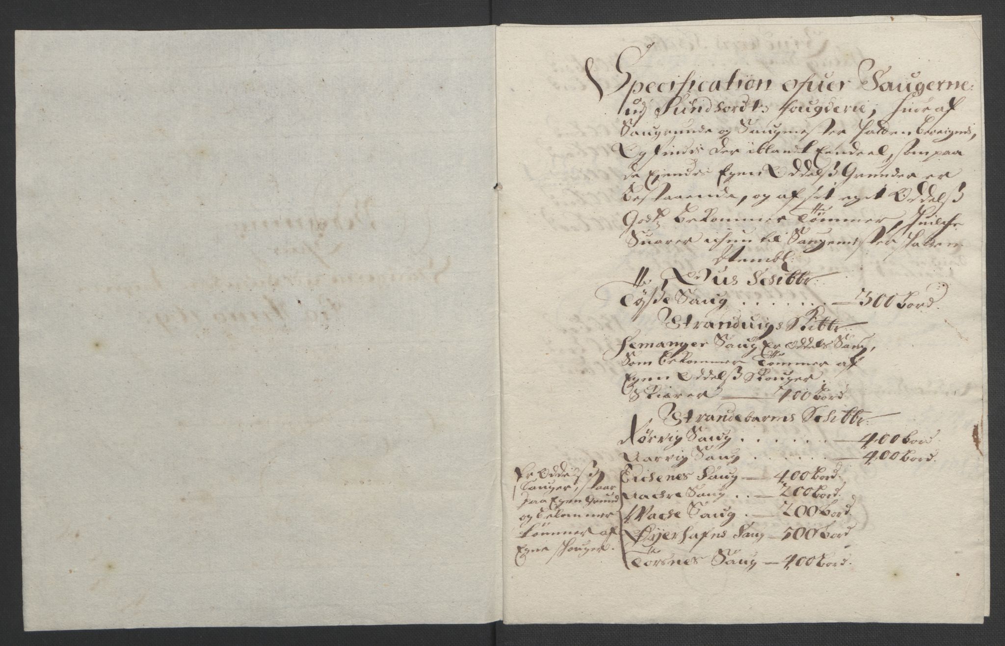 Rentekammeret inntil 1814, Reviderte regnskaper, Fogderegnskap, AV/RA-EA-4092/R48/L2974: Fogderegnskap Sunnhordland og Hardanger, 1693, p. 72