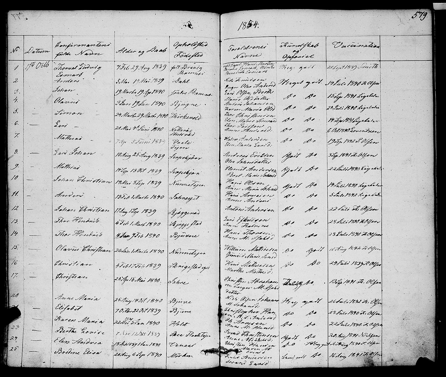 Ramnes kirkebøker, AV/SAKO-A-314/F/Fa/L0005: Parish register (official) no. I 5, 1841-1861, p. 578-579