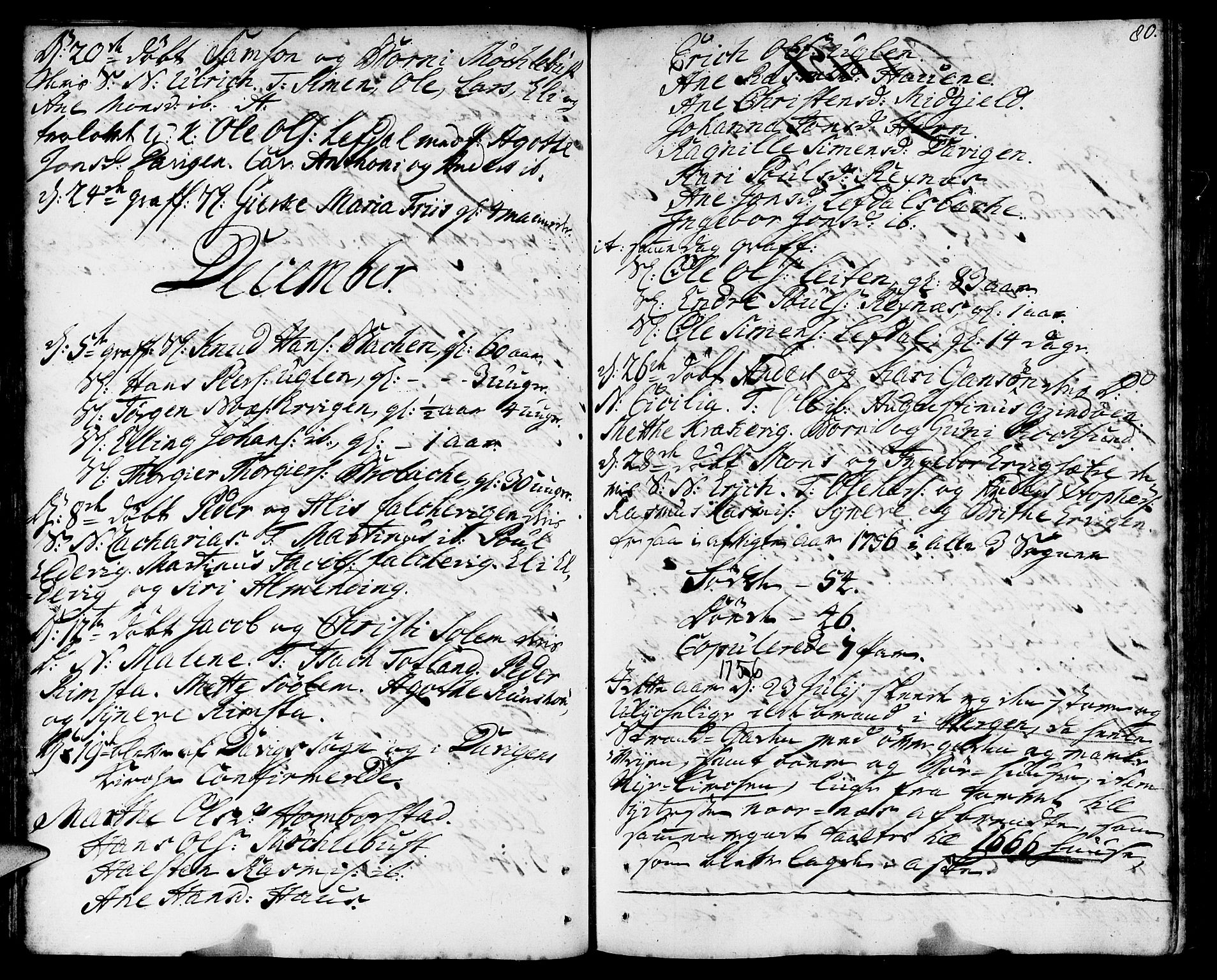 Davik sokneprestembete, SAB/A-79701/H/Haa/Haaa/L0002: Parish register (official) no. A 2, 1742-1816, p. 80