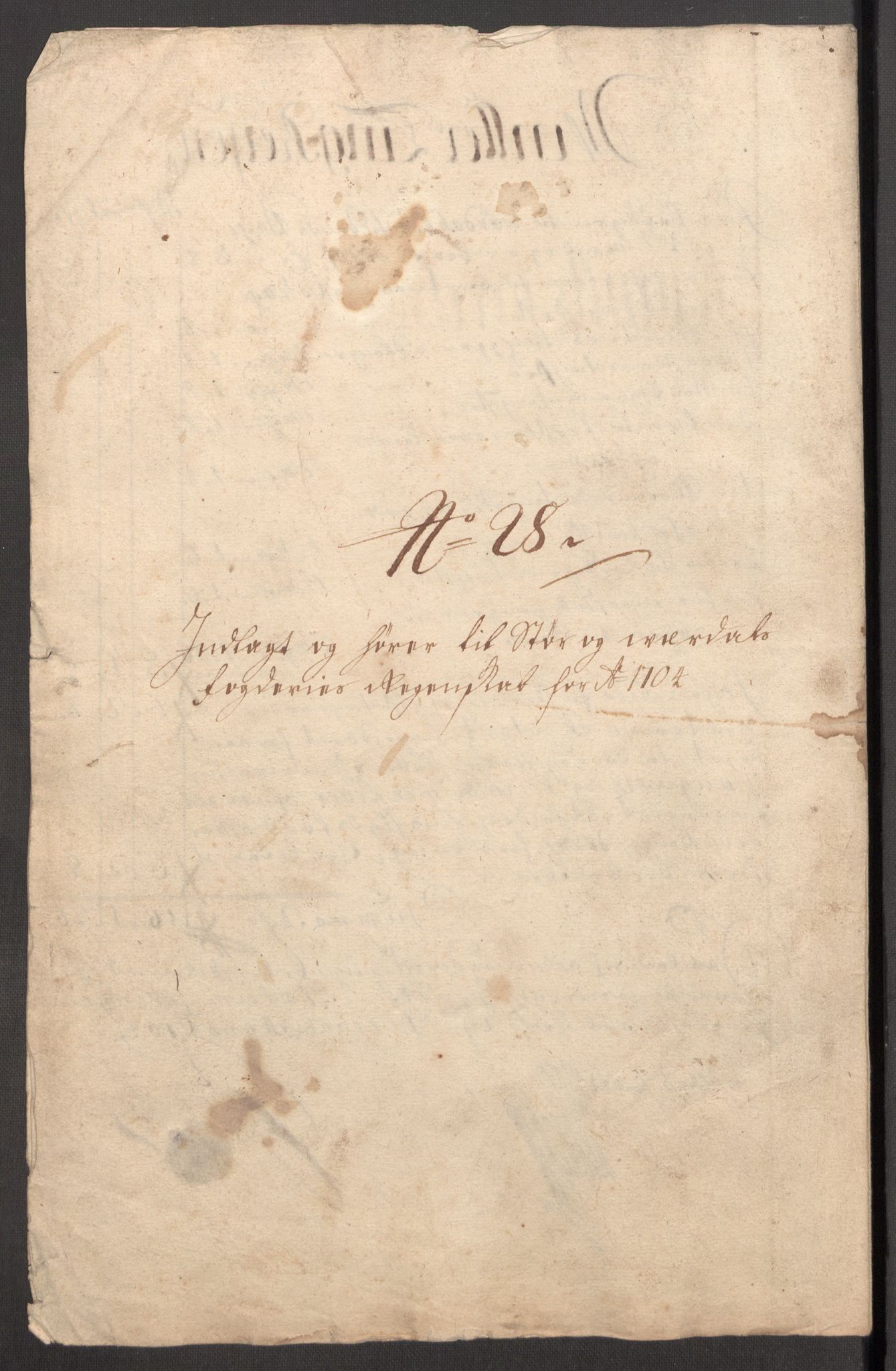 Rentekammeret inntil 1814, Reviderte regnskaper, Fogderegnskap, RA/EA-4092/R62/L4195: Fogderegnskap Stjørdal og Verdal, 1704, p. 293