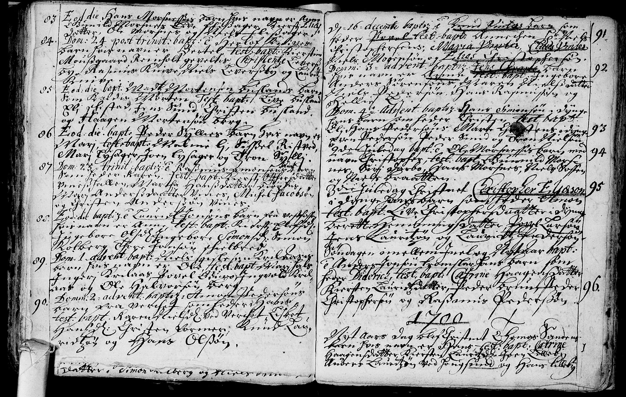 Eiker kirkebøker, AV/SAKO-A-4/F/Fa/L0001: Parish register (official) no. I 1 /1, 1683-1704