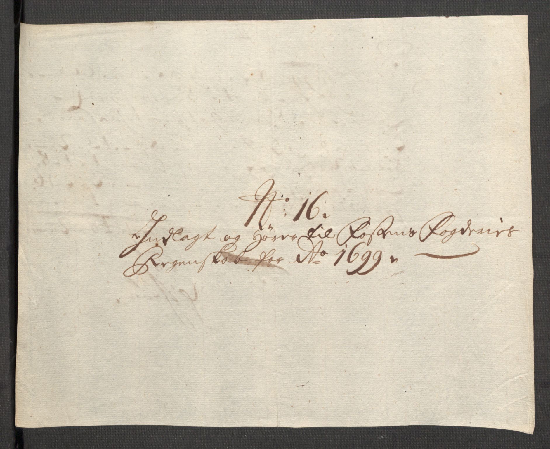 Rentekammeret inntil 1814, Reviderte regnskaper, Fogderegnskap, AV/RA-EA-4092/R57/L3853: Fogderegnskap Fosen, 1698-1699, p. 354