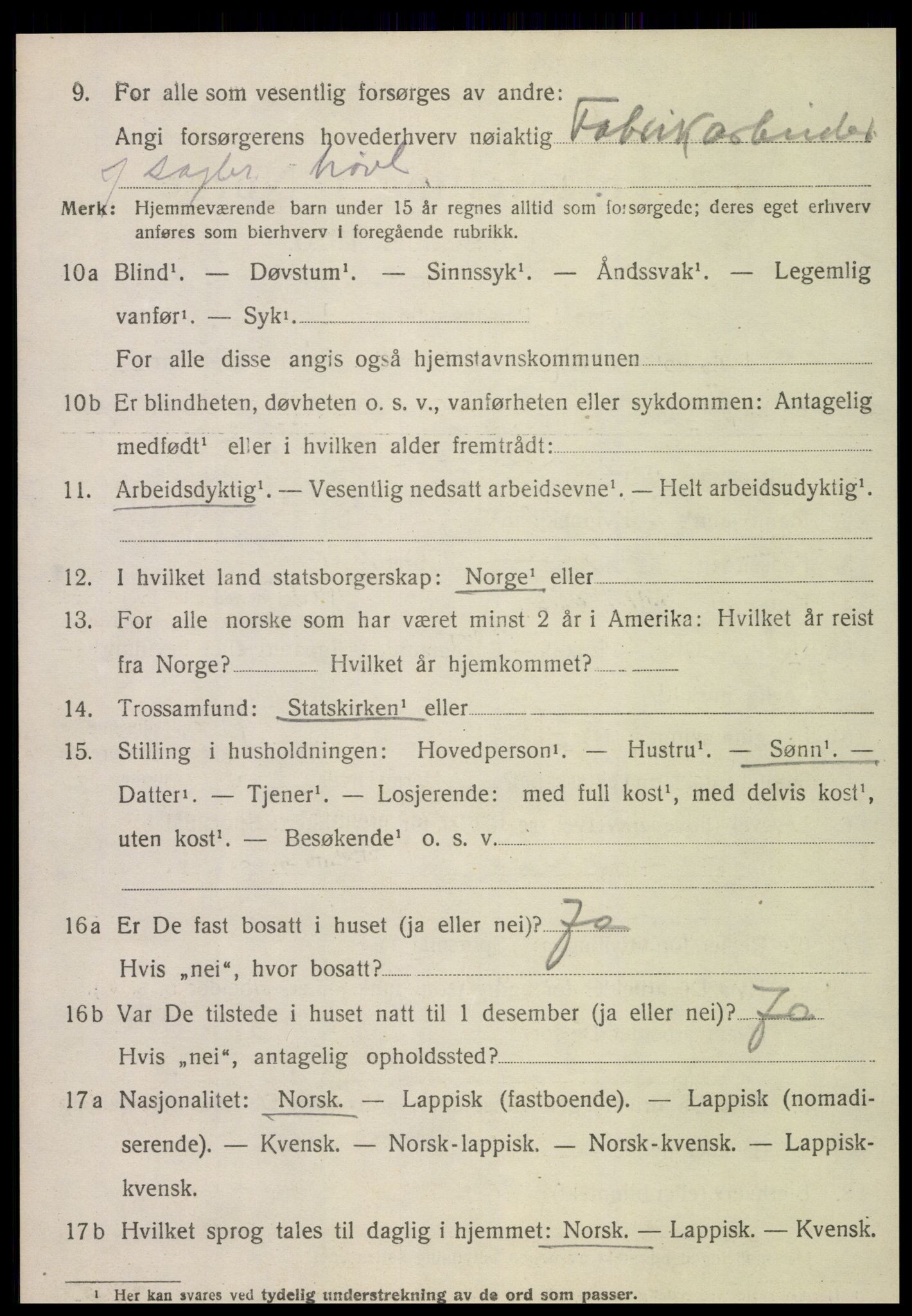 SAT, 1920 census for Stjørdal, 1920, p. 7761