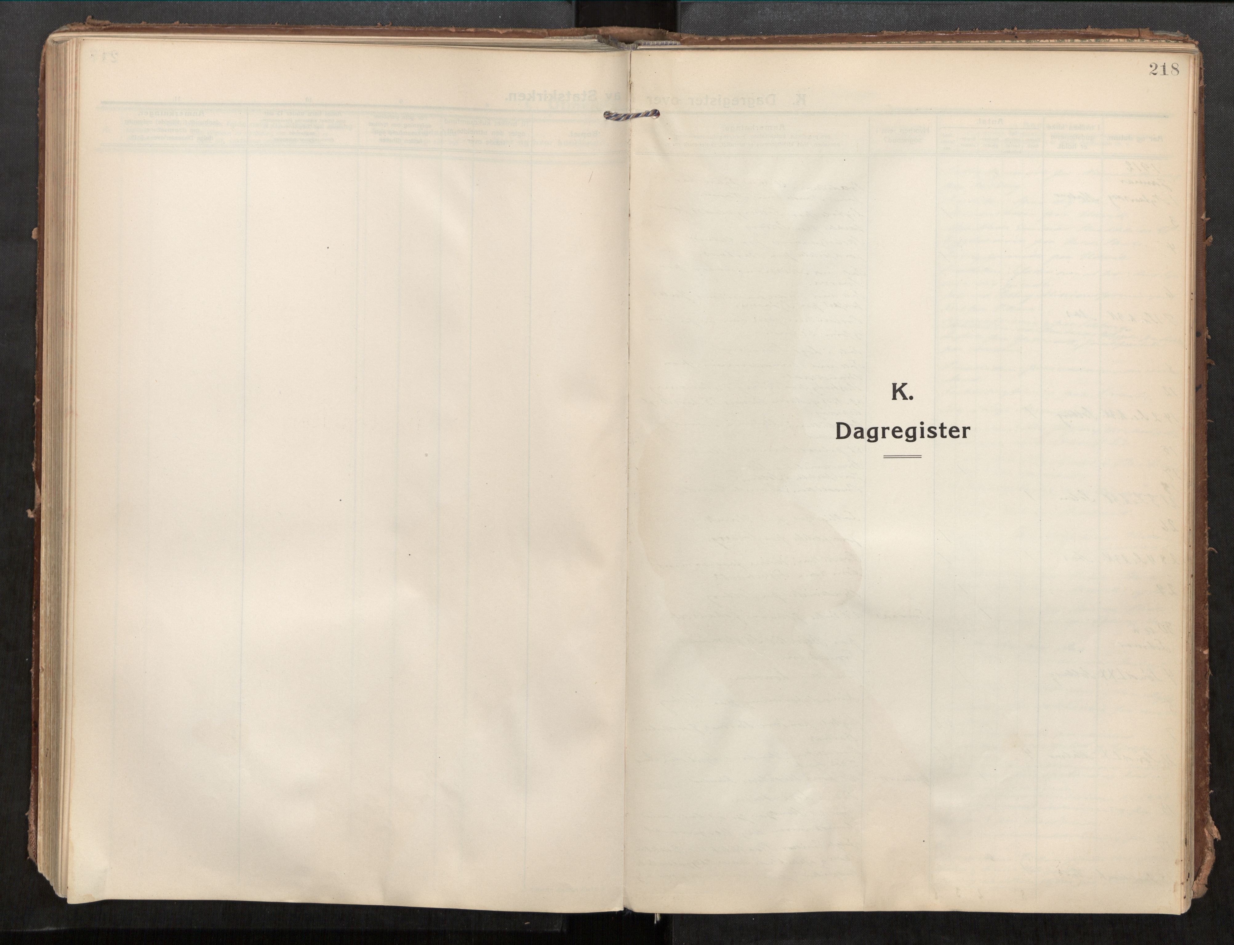 Beitstad sokneprestkontor, SAT/A-1162/I/I1/I1a/L0001: Parish register (official) no. 1, 1912-1927, p. 218