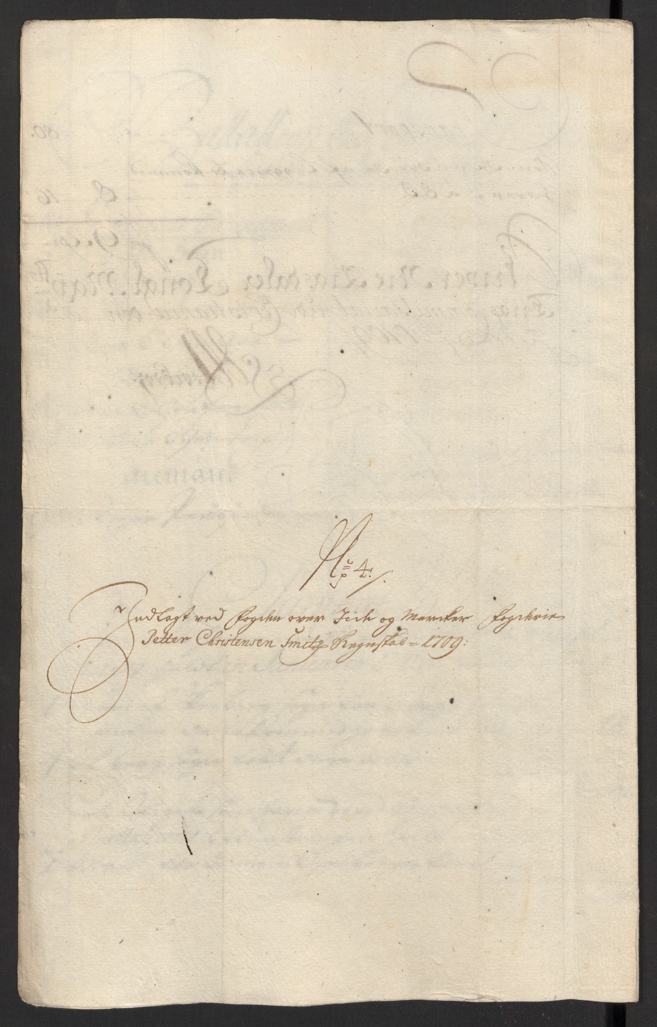 Rentekammeret inntil 1814, Reviderte regnskaper, Fogderegnskap, AV/RA-EA-4092/R01/L0018: Fogderegnskap Idd og Marker, 1707-1709, p. 337