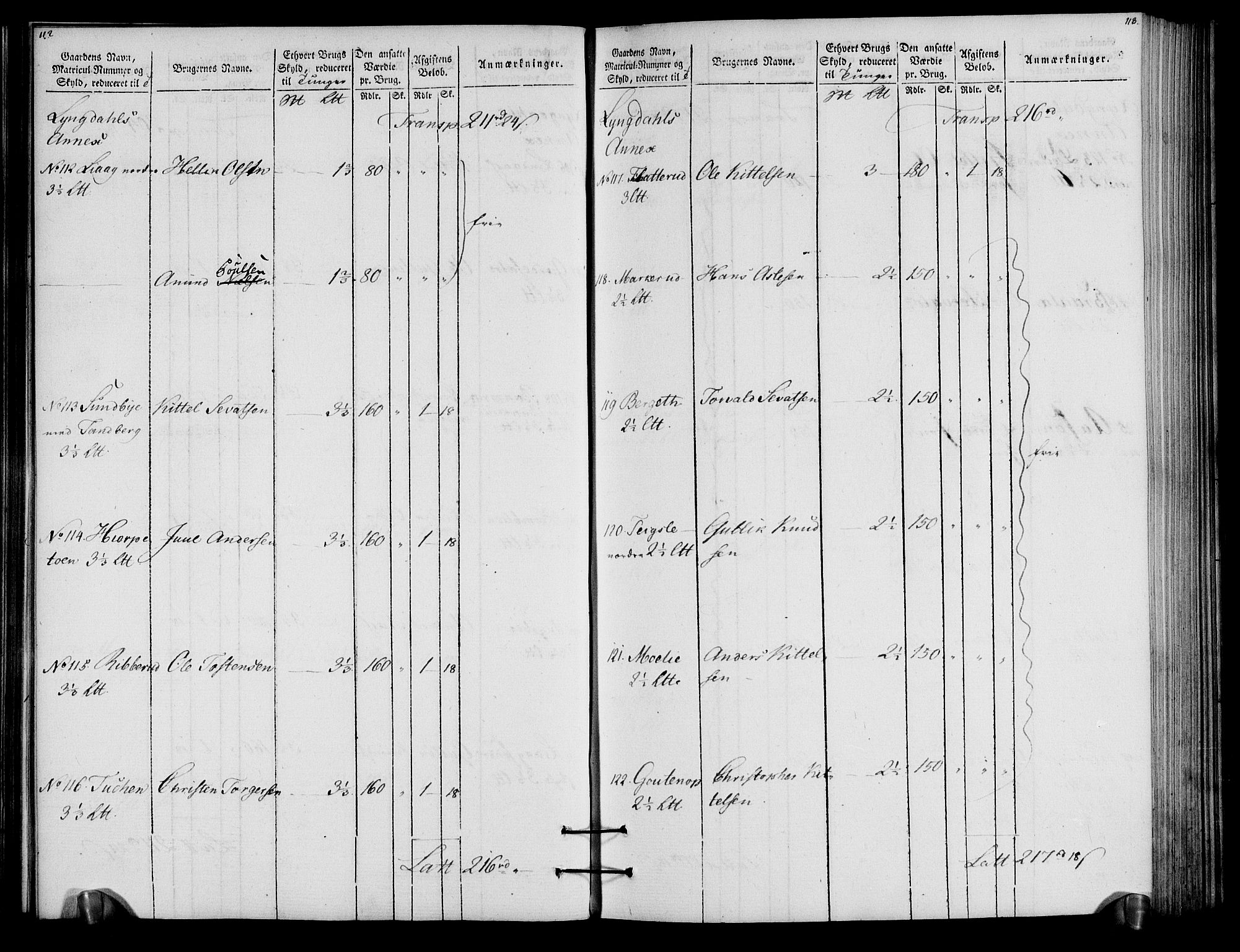 Rentekammeret inntil 1814, Realistisk ordnet avdeling, AV/RA-EA-4070/N/Ne/Nea/L0057a: Numedal og Sandsvær fogderi. Oppebørselsregister for fogderiets landdistrikter, 1803-1804, p. 60