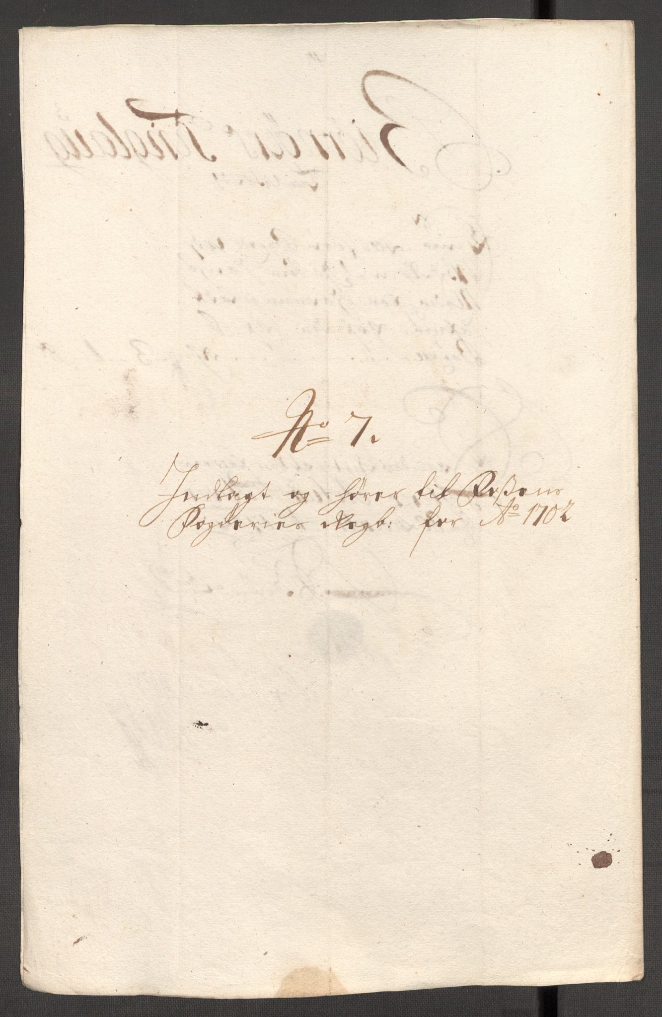 Rentekammeret inntil 1814, Reviderte regnskaper, Fogderegnskap, RA/EA-4092/R57/L3855: Fogderegnskap Fosen, 1702-1703, p. 55