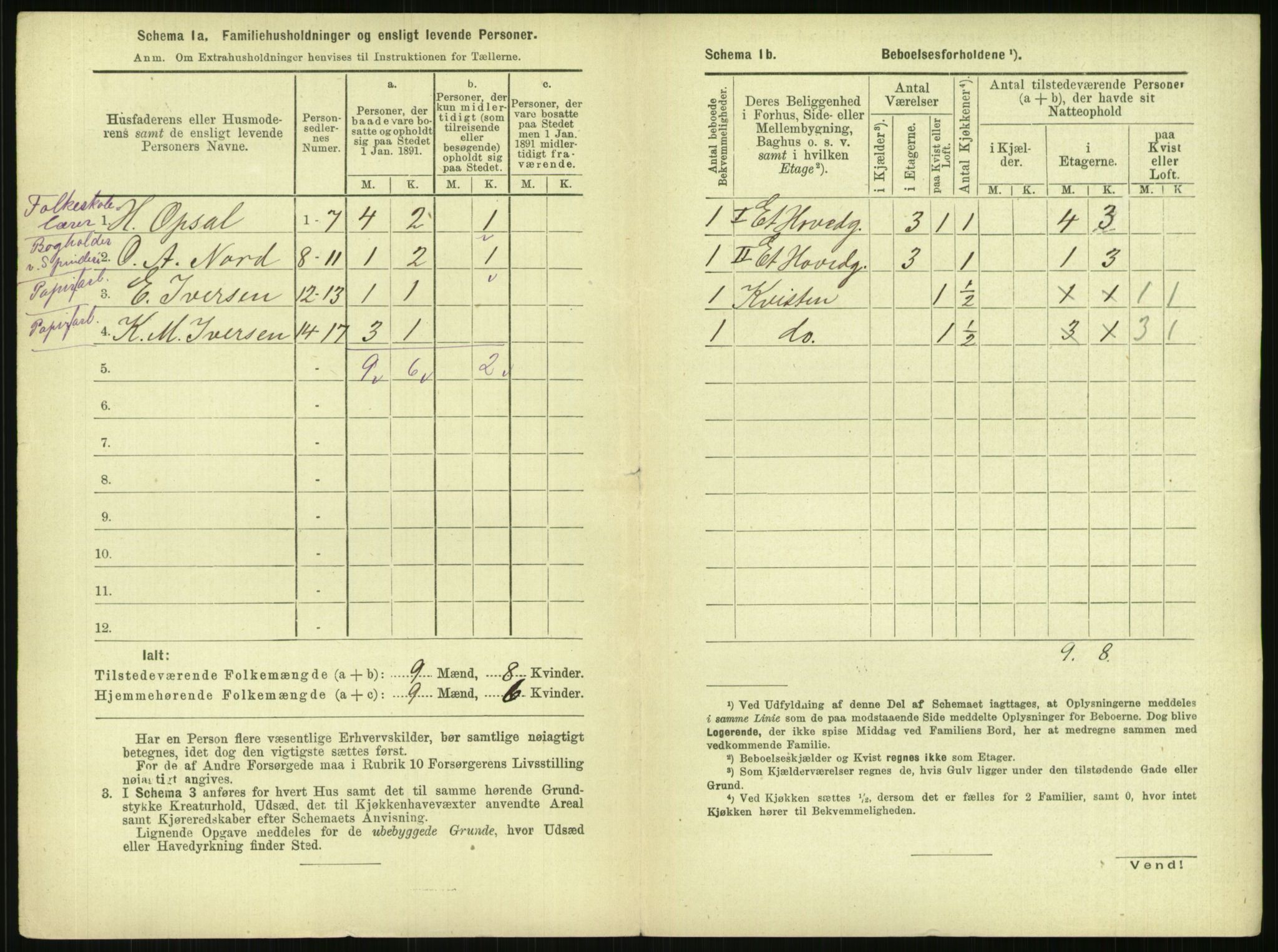 RA, 1891 census for 0301 Kristiania, 1891, p. 153311