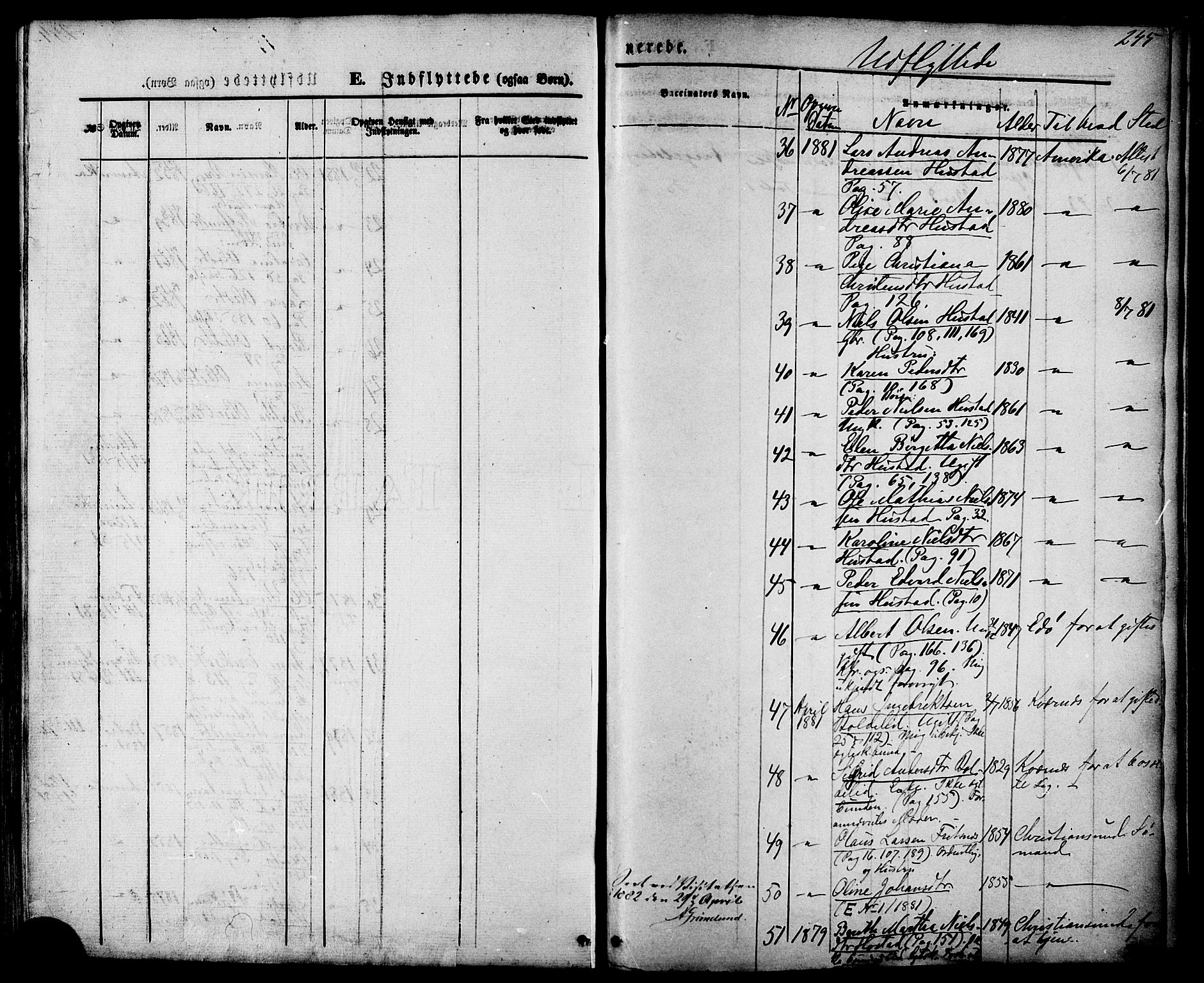 Ministerialprotokoller, klokkerbøker og fødselsregistre - Møre og Romsdal, AV/SAT-A-1454/566/L0768: Parish register (official) no. 566A07, 1869-1881, p. 245