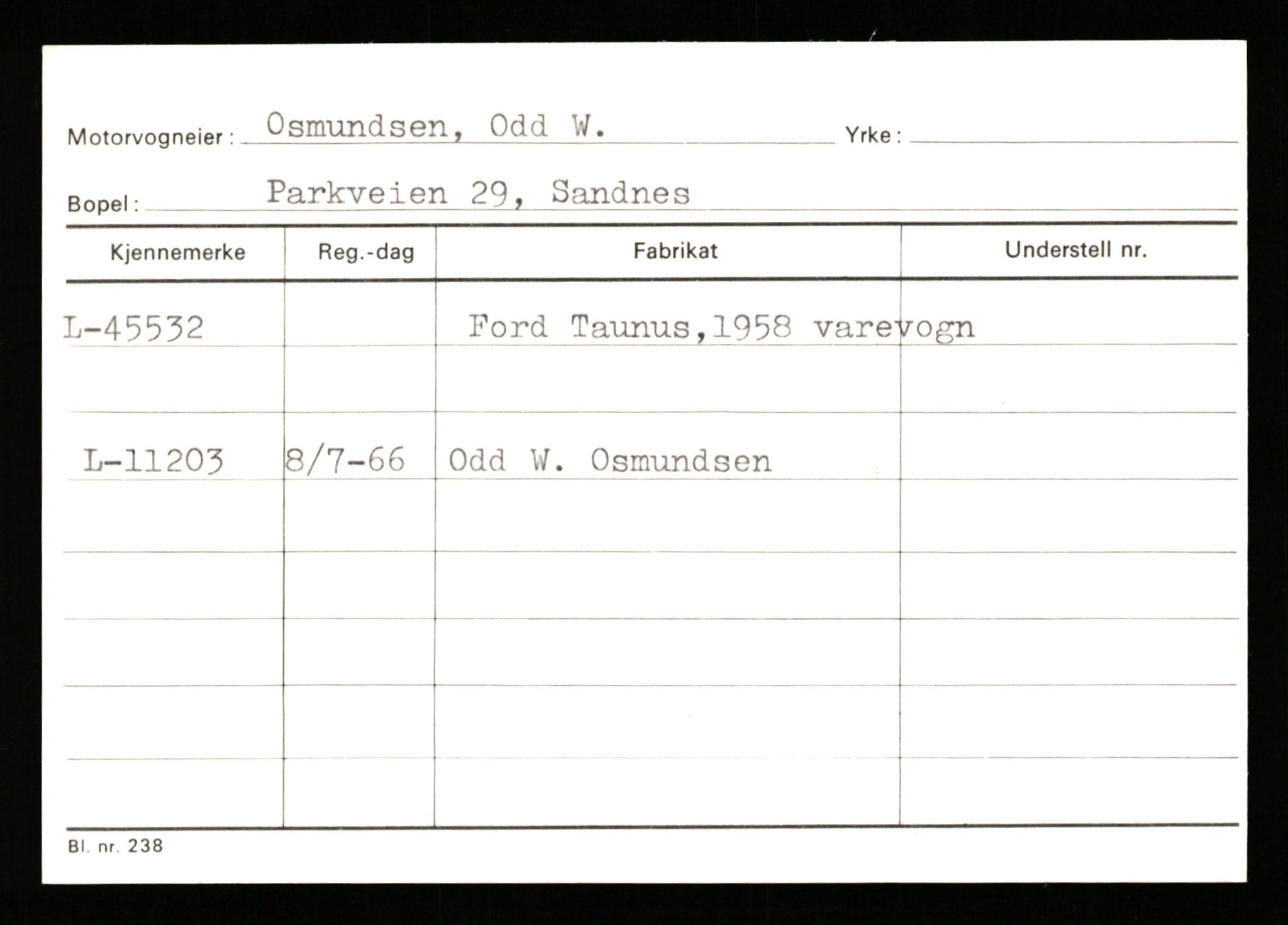 Stavanger trafikkstasjon, SAST/A-101942/0/G/L0006: Registreringsnummer: 34250 - 49007, 1930-1971, p. 2878