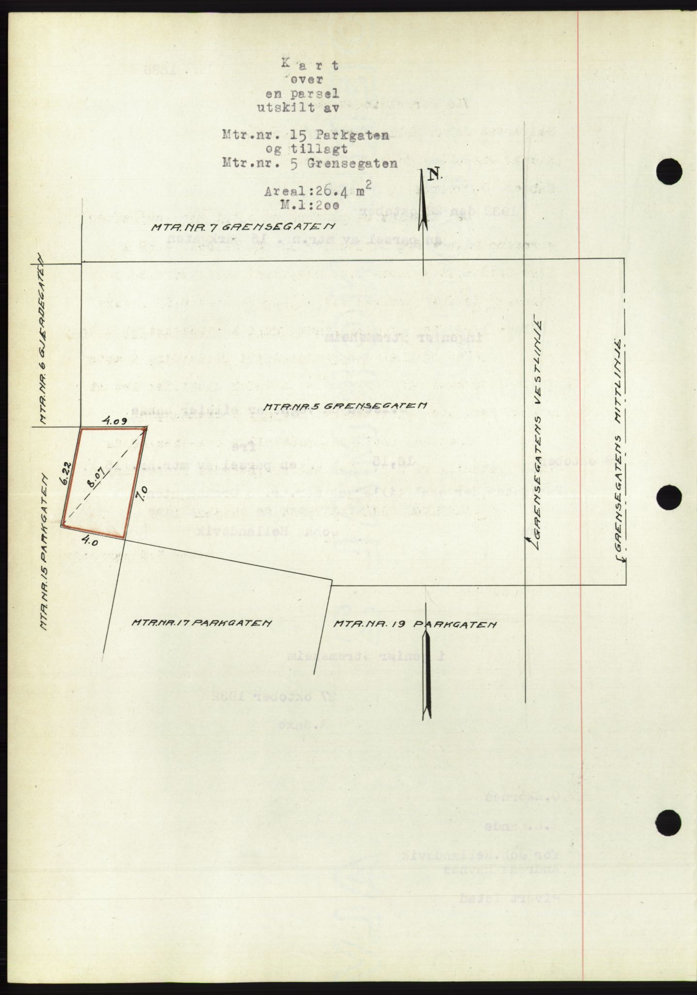 Ålesund byfogd, AV/SAT-A-4384: Mortgage book no. 30, 1932-1933, Deed date: 08.11.1932