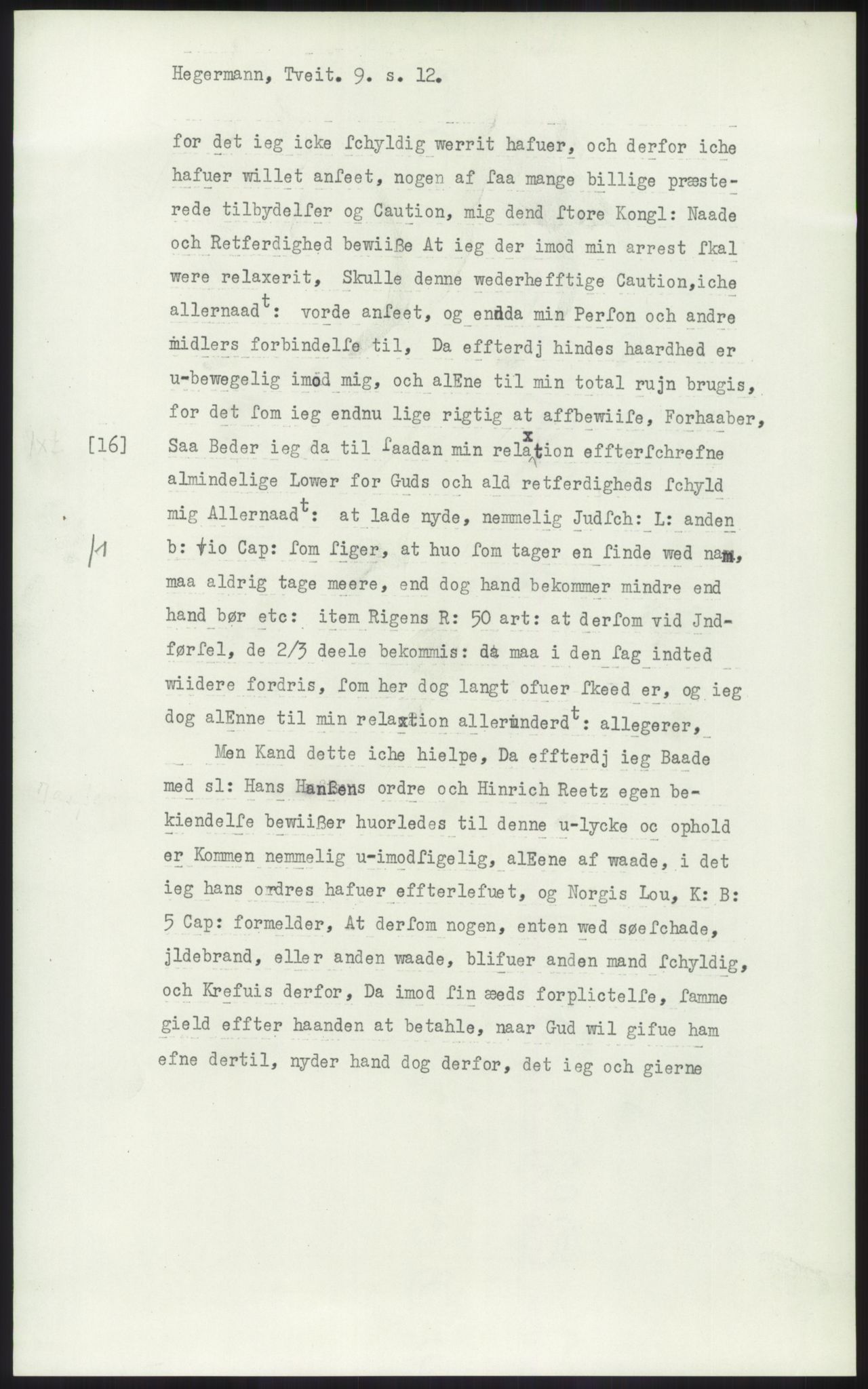 Samlinger til kildeutgivelse, Diplomavskriftsamlingen, AV/RA-EA-4053/H/Ha, p. 1452