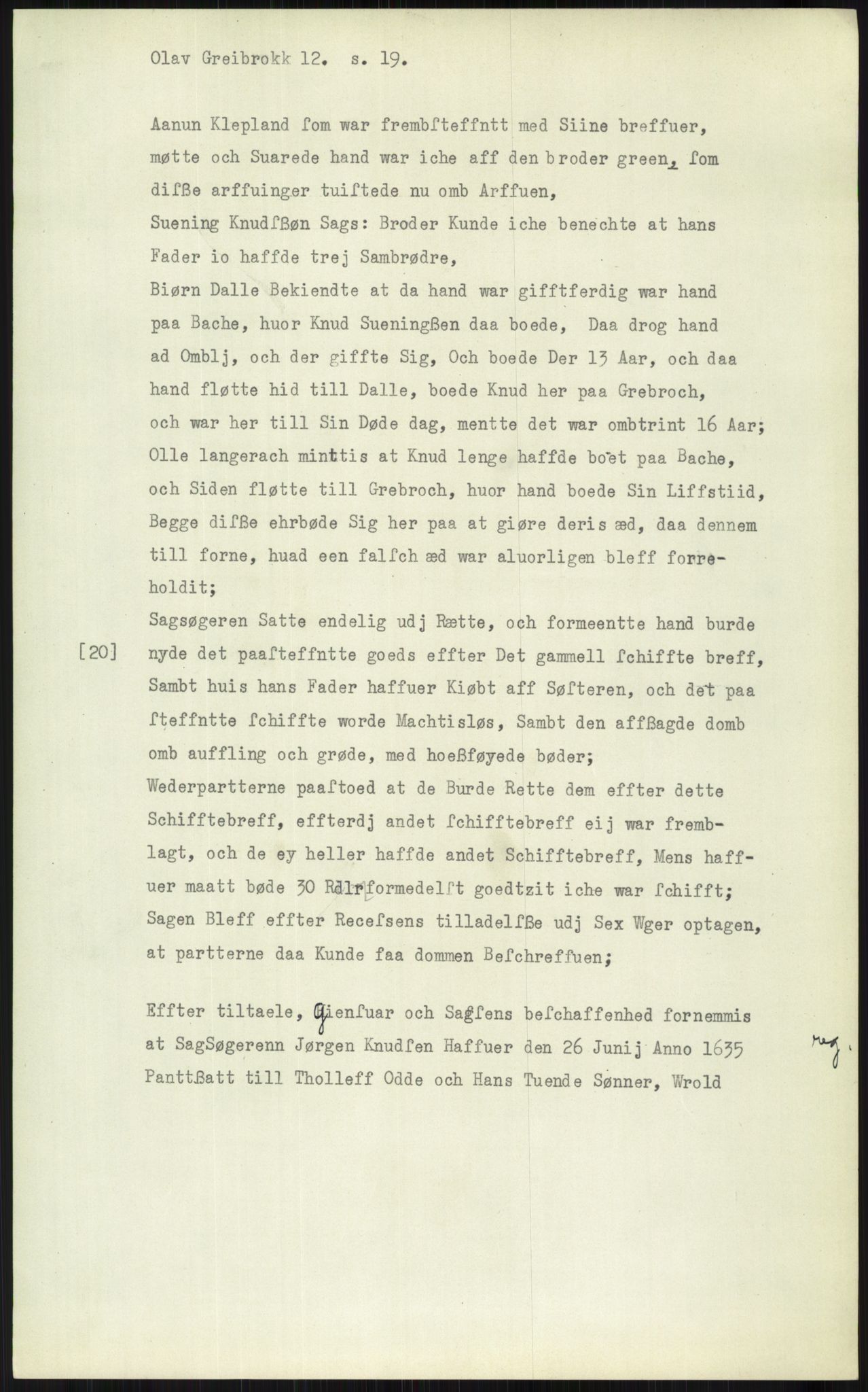 Samlinger til kildeutgivelse, Diplomavskriftsamlingen, AV/RA-EA-4053/H/Ha, p. 1513