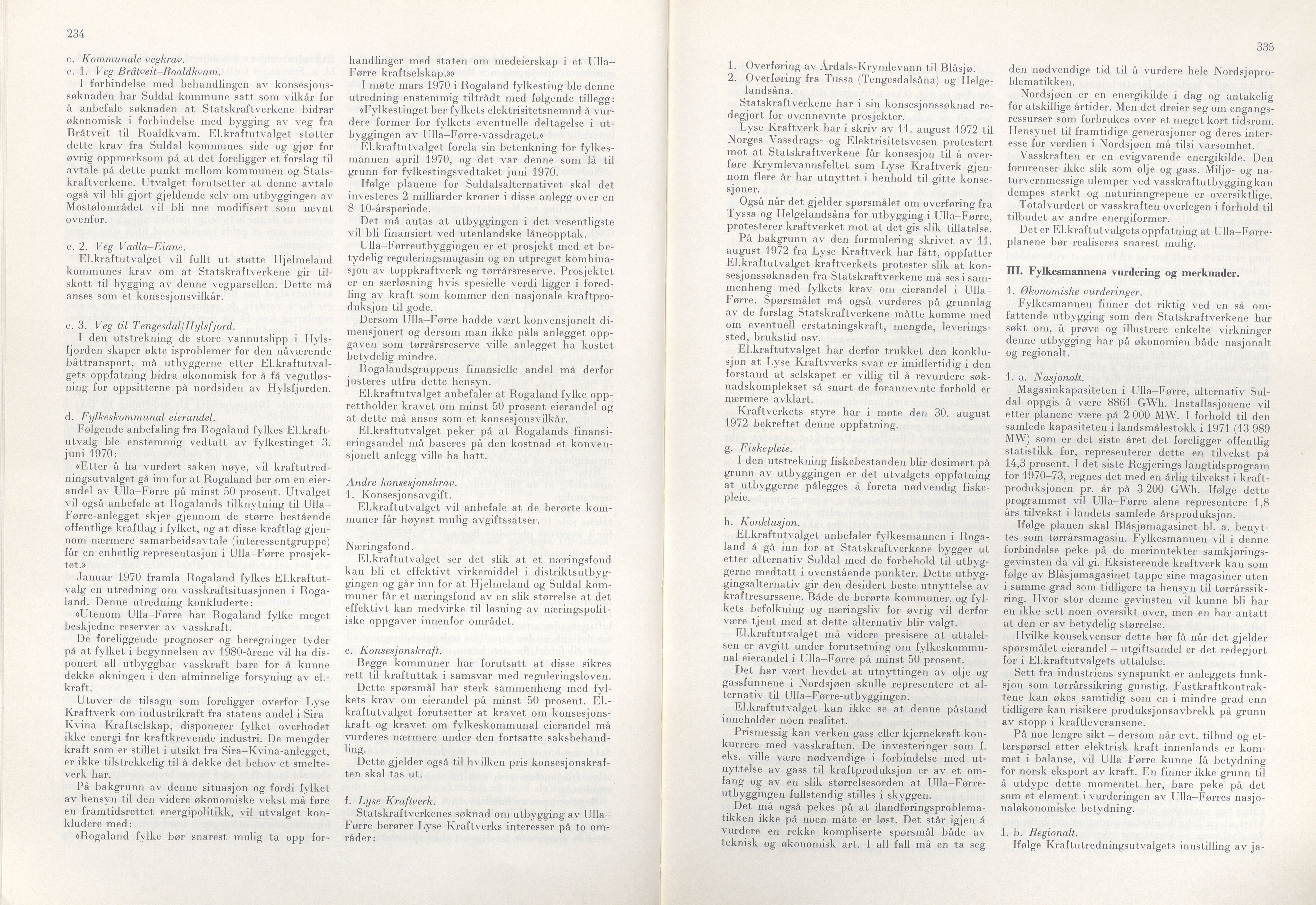 Rogaland fylkeskommune - Fylkesrådmannen , IKAR/A-900/A/Aa/Aaa/L0092: Møtebok , 1972, p. 234-235