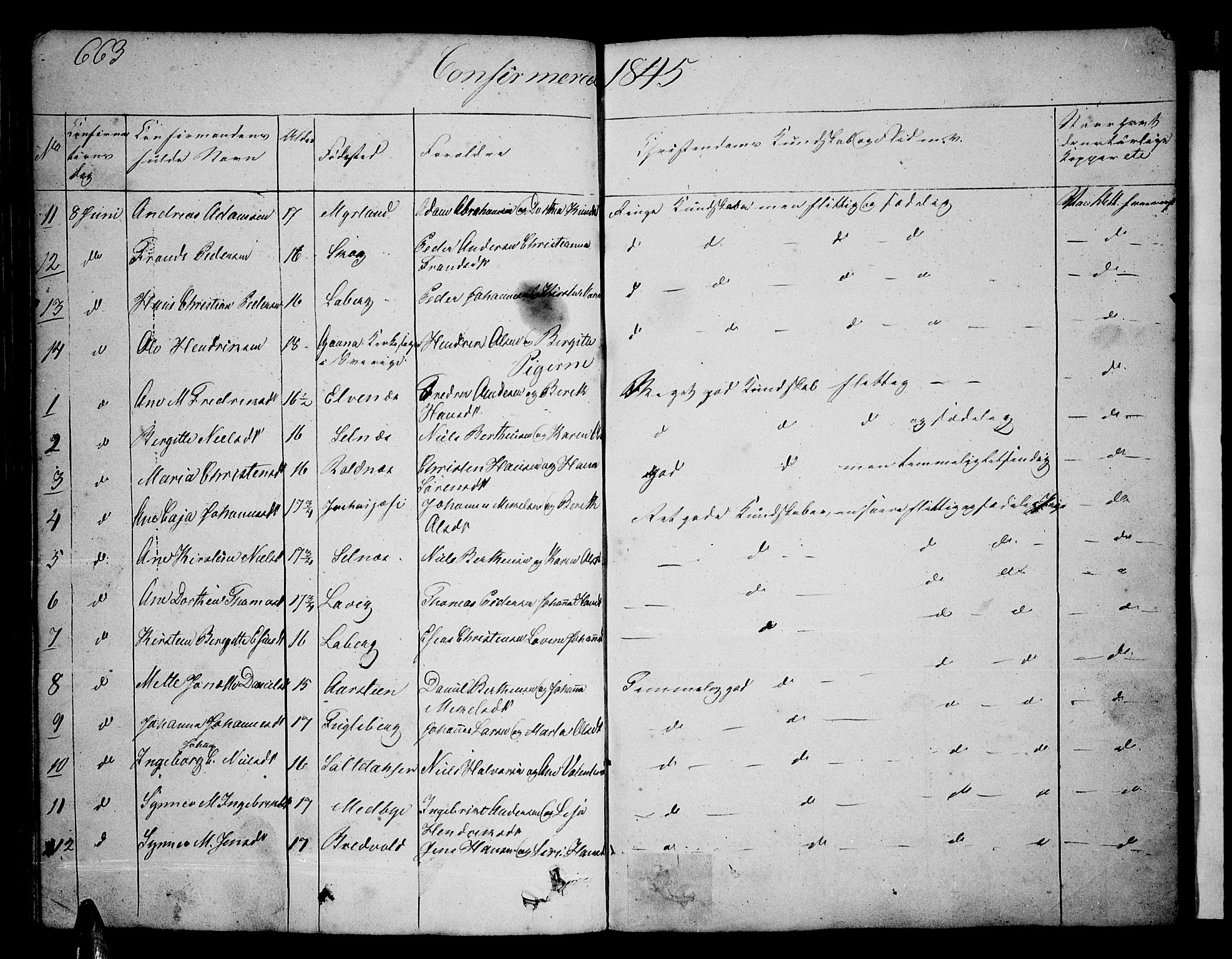 Ibestad sokneprestembete, SATØ/S-0077/H/Ha/Hab/L0003klokker: Parish register (copy) no. 3, 1833-1852, p. 663
