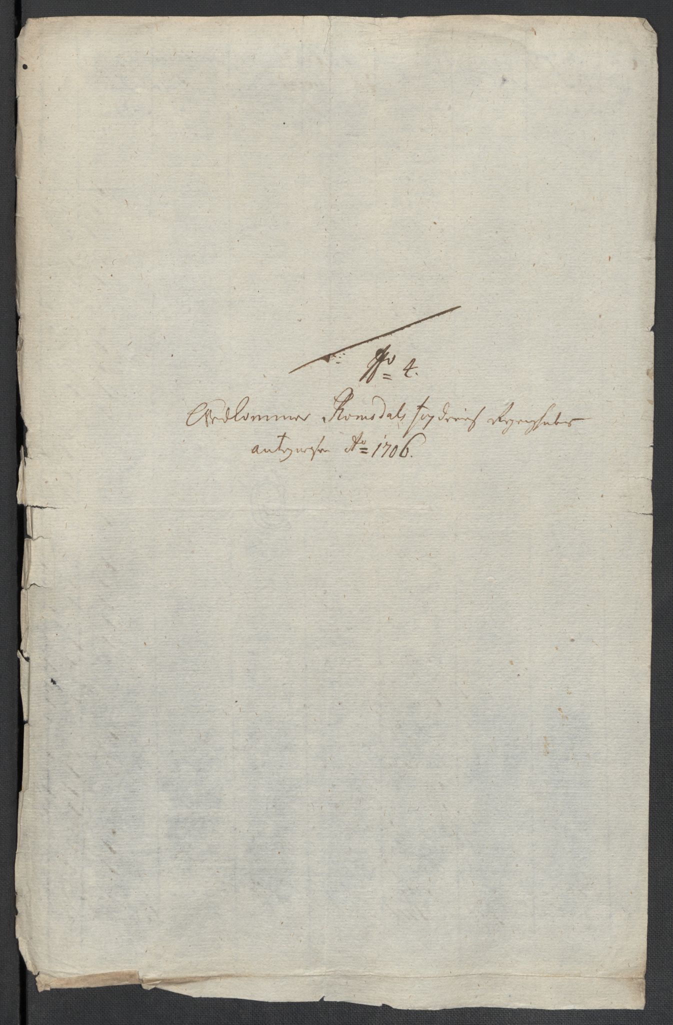 Rentekammeret inntil 1814, Reviderte regnskaper, Fogderegnskap, AV/RA-EA-4092/R55/L3657: Fogderegnskap Romsdal, 1706, p. 182