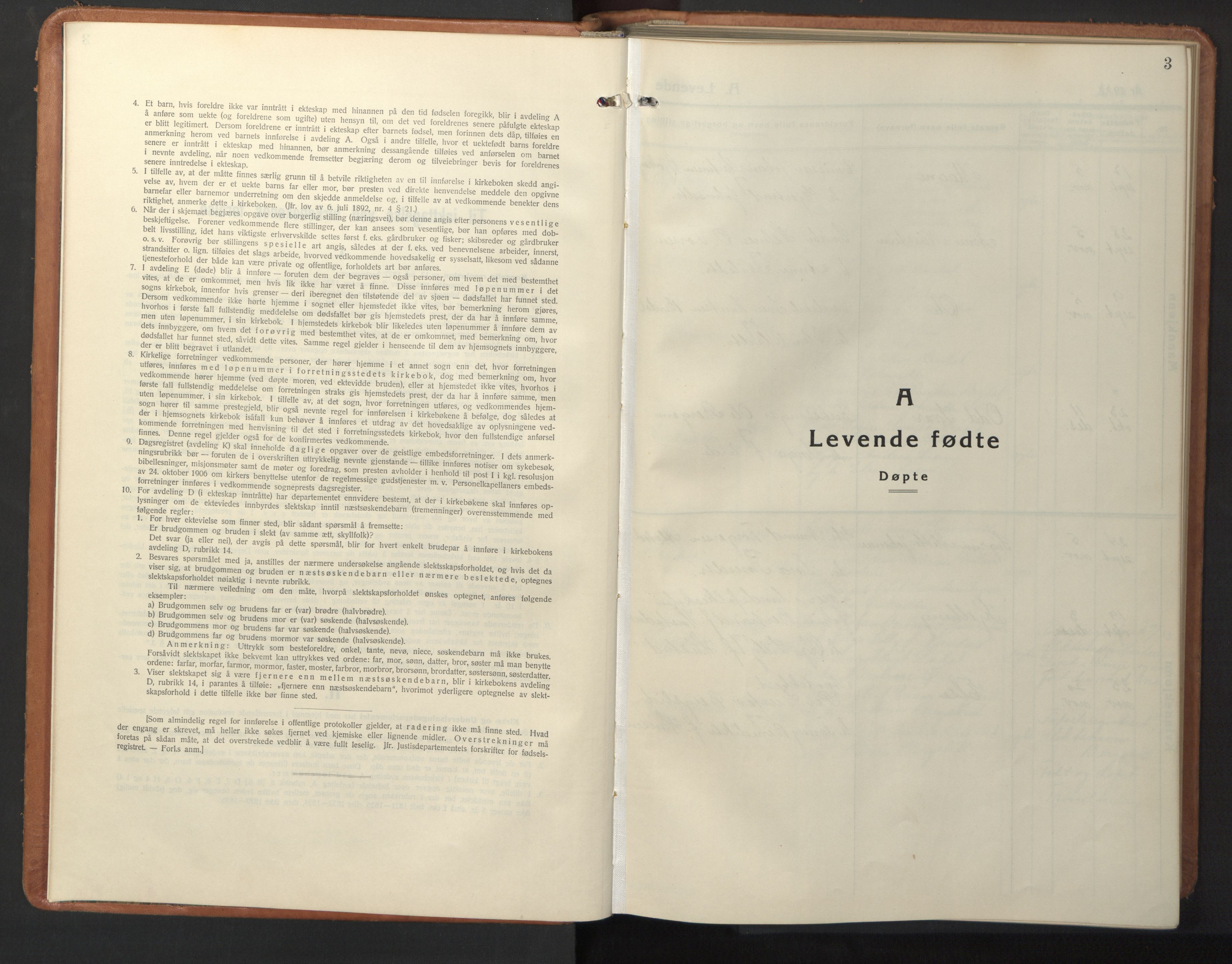 Ministerialprotokoller, klokkerbøker og fødselsregistre - Sør-Trøndelag, SAT/A-1456/630/L0508: Parish register (copy) no. 630C06, 1933-1950, p. 3