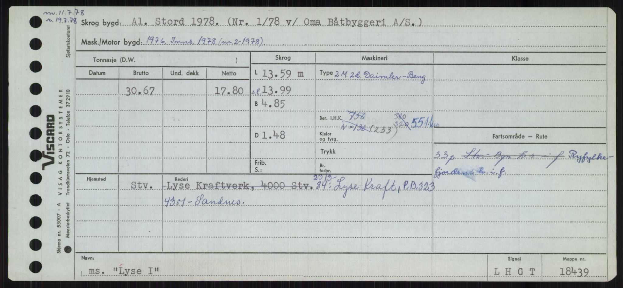 Sjøfartsdirektoratet med forløpere, Skipsmålingen, AV/RA-S-1627/H/Ha/L0003/0002: Fartøy, Hilm-Mar / Fartøy, Kom-Mar, p. 735