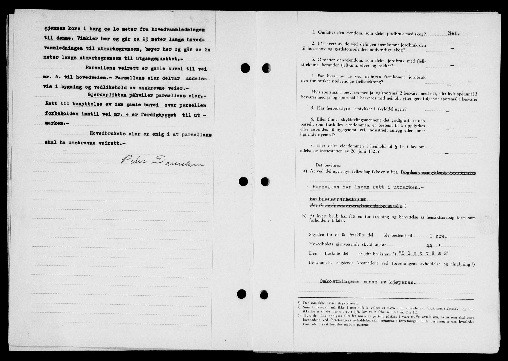 Lofoten sorenskriveri, SAT/A-0017/1/2/2C/L0014a: Mortgage book no. 14a, 1946-1946, Diary no: : 1271/1946