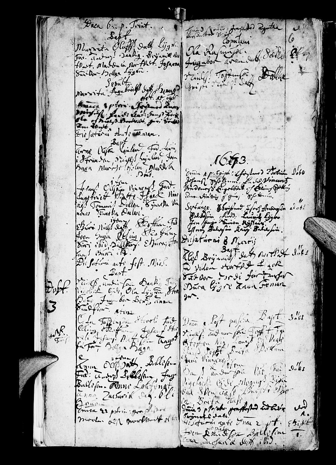 Os sokneprestembete, SAB/A-99929: Parish register (official) no. A 5, 1669-1760, p. 6