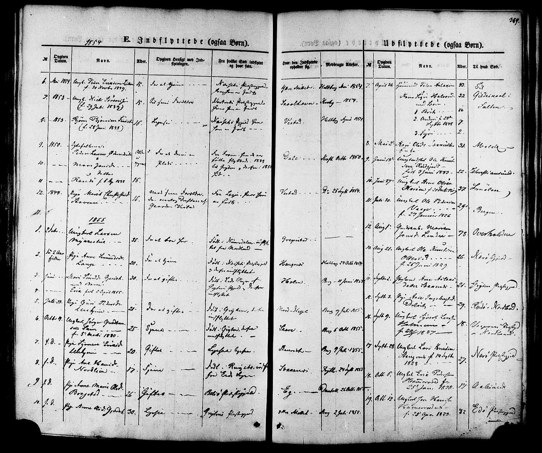 Ministerialprotokoller, klokkerbøker og fødselsregistre - Møre og Romsdal, SAT/A-1454/547/L0603: Parish register (official) no. 547A05, 1846-1877, p. 369