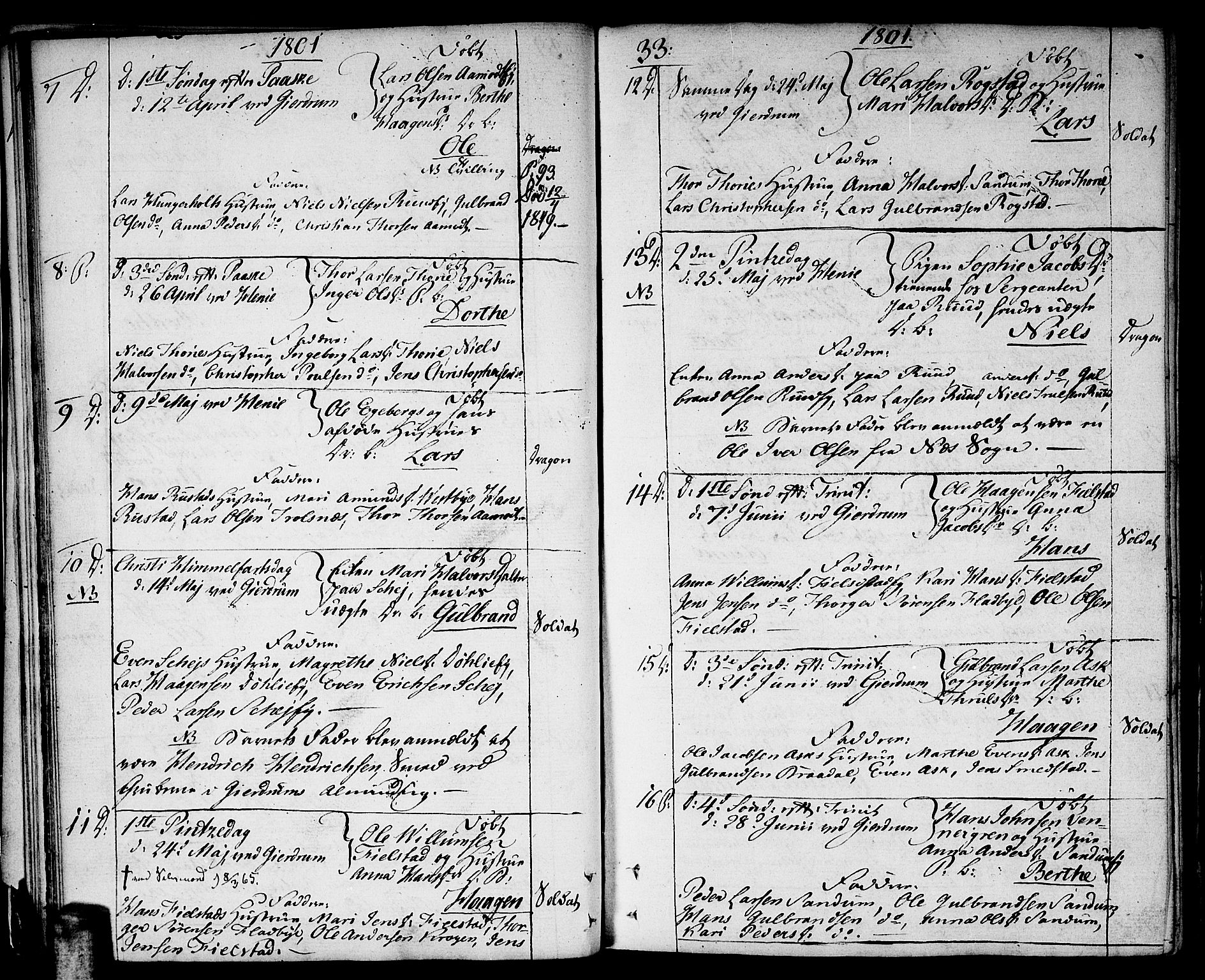 Gjerdrum prestekontor Kirkebøker, AV/SAO-A-10412b/F/Fa/L0003: Parish register (official) no. I 3, 1798-1815, p. 33