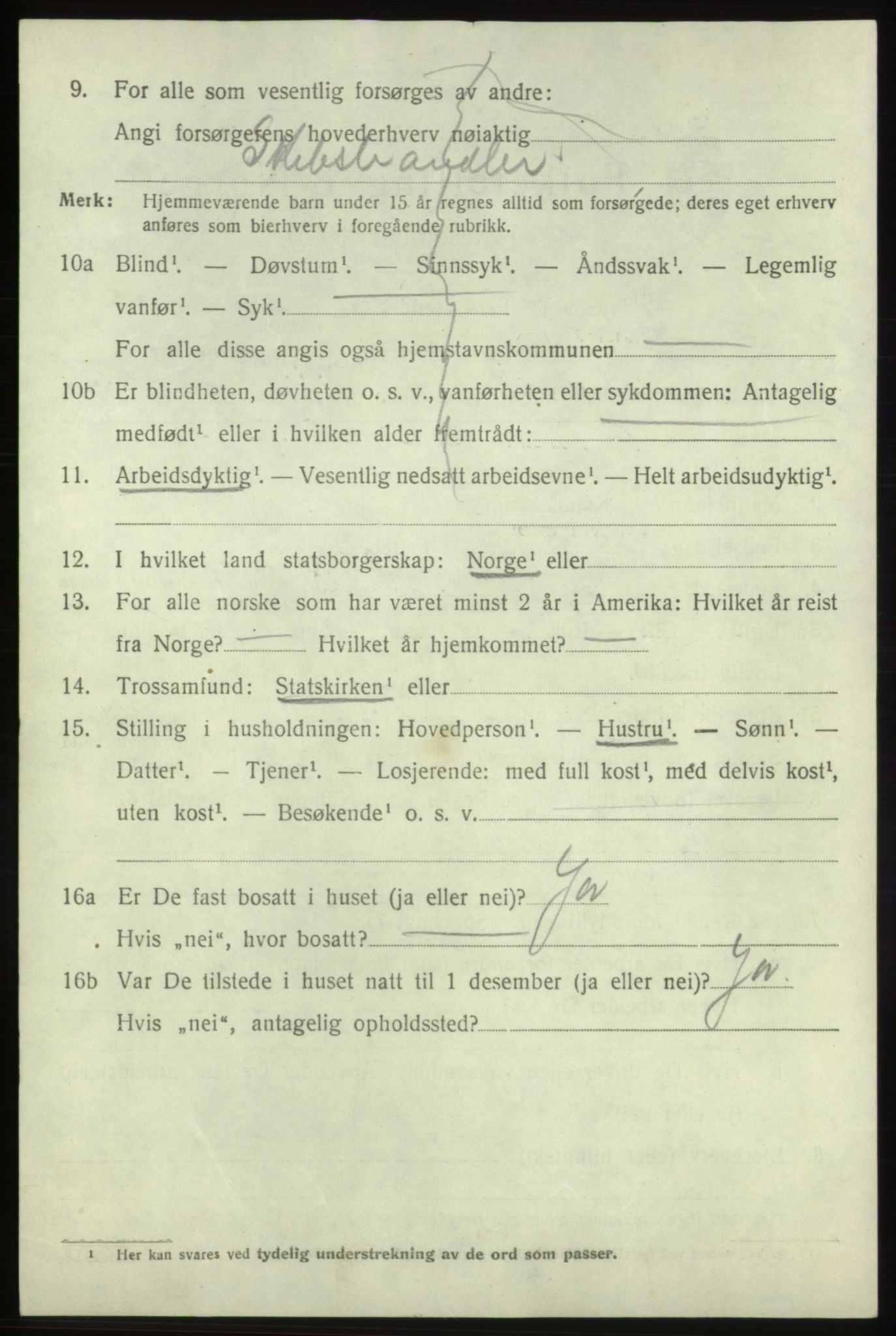 SAB, 1920 census for Bømlo, 1920, p. 1802