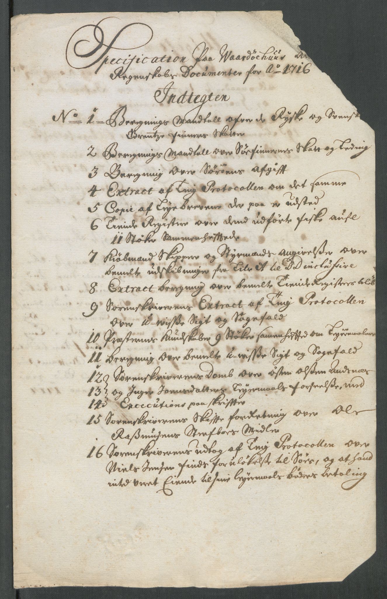 Rentekammeret inntil 1814, Reviderte regnskaper, Fogderegnskap, RA/EA-4092/R69/L4857: Fogderegnskap Finnmark/Vardøhus, 1716-1718, p. 17