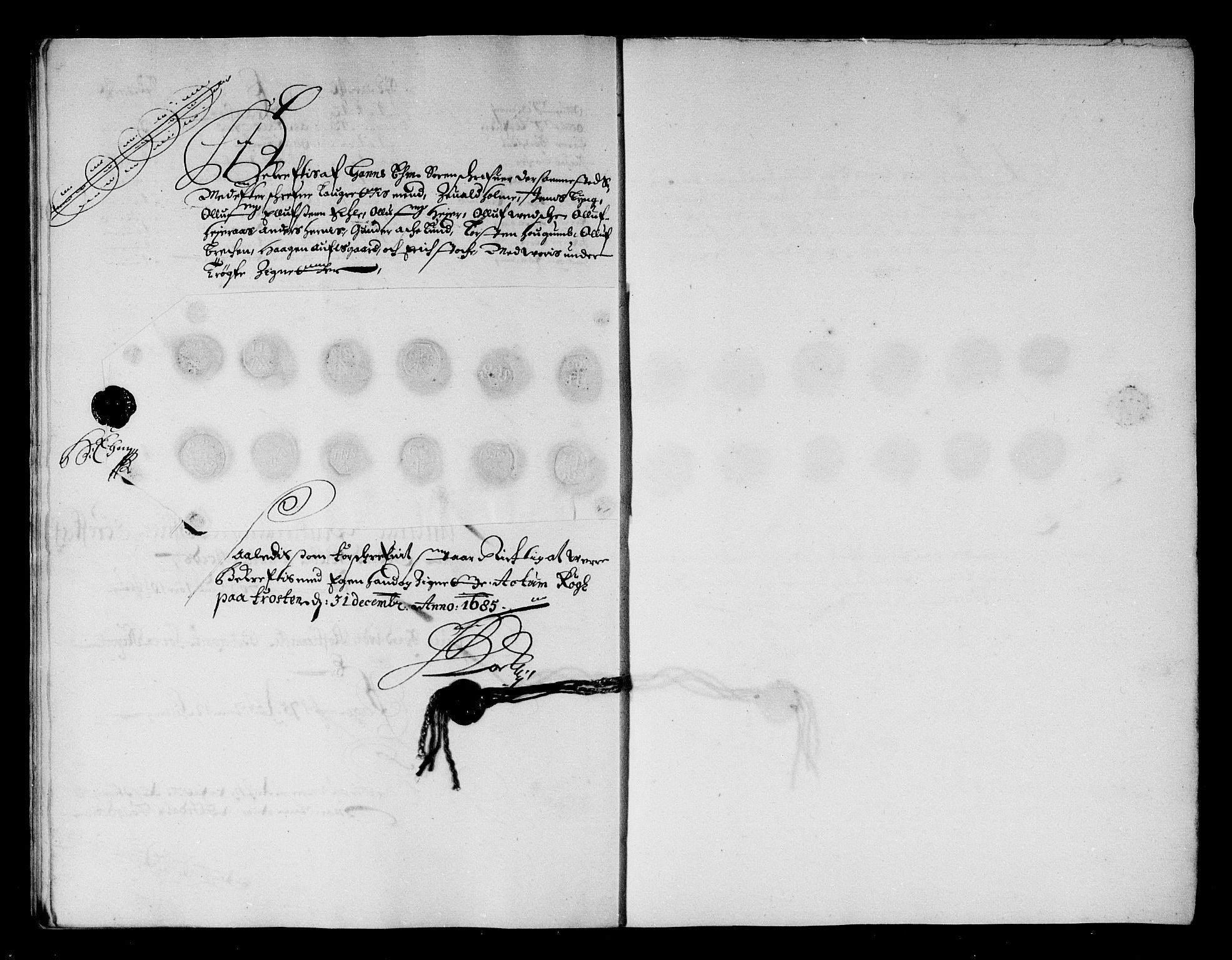 Rentekammeret inntil 1814, Reviderte regnskaper, Stiftamtstueregnskaper, Trondheim stiftamt og Nordland amt, AV/RA-EA-6044/R/Rg/L0079: Trondheim stiftamt og Nordland amt, 1685