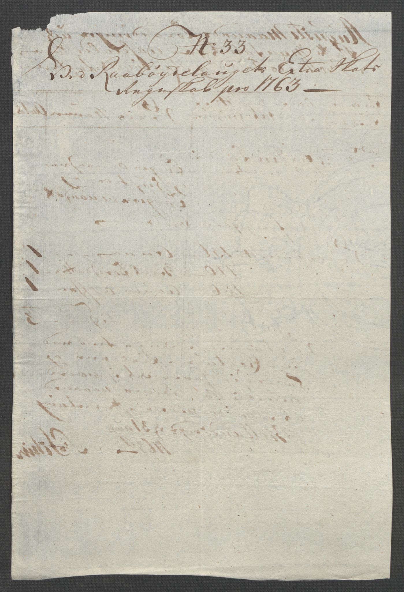 Rentekammeret inntil 1814, Reviderte regnskaper, Fogderegnskap, AV/RA-EA-4092/R40/L2517: Ekstraskatten Råbyggelag, 1762-1763, p. 359