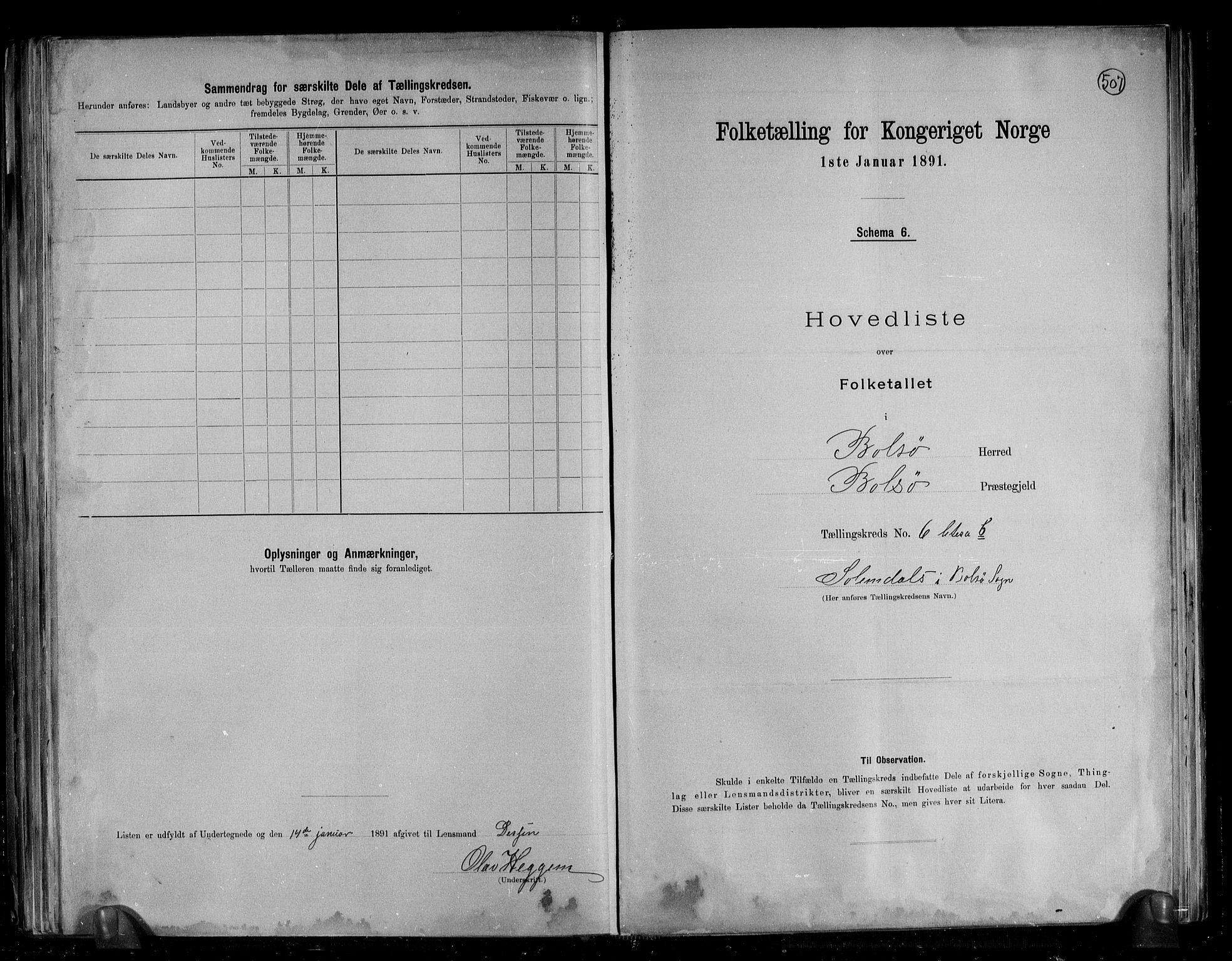 RA, 1891 census for 1544 Bolsøy, 1891, p. 26