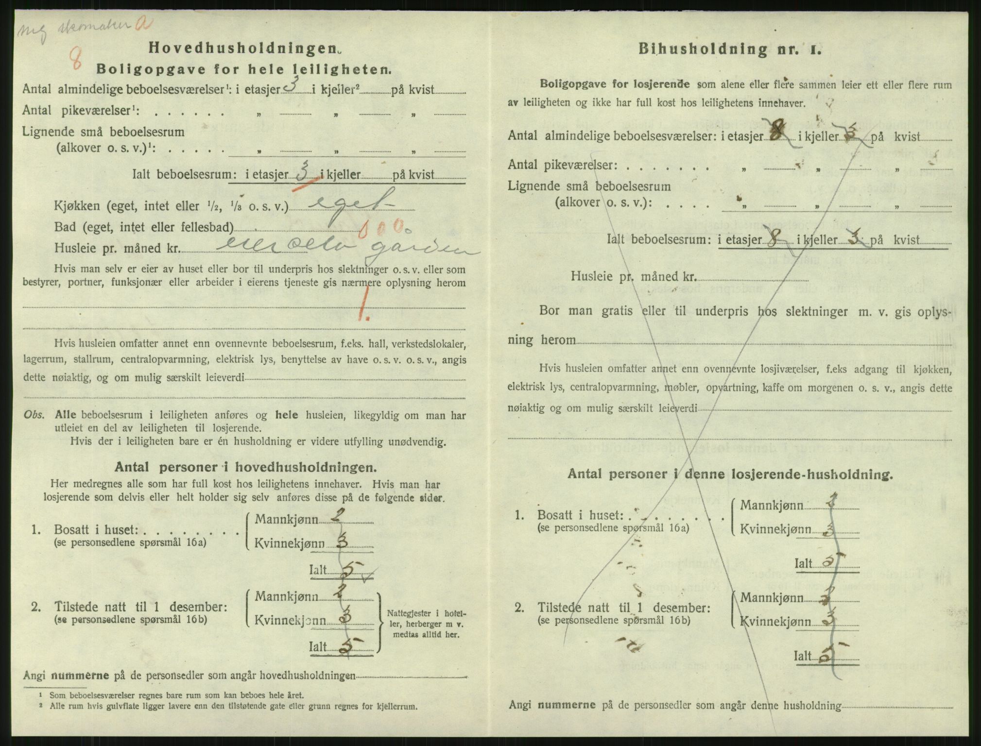 SAT, 1920 census for Namsos, 1920, p. 1554