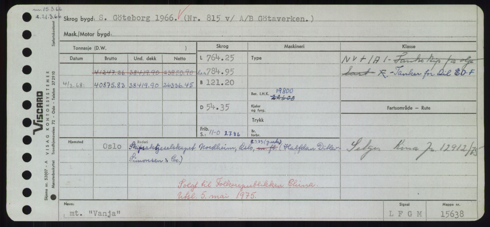 Sjøfartsdirektoratet med forløpere, Skipsmålingen, RA/S-1627/H/Hd/L0040: Fartøy, U-Ve, p. 277