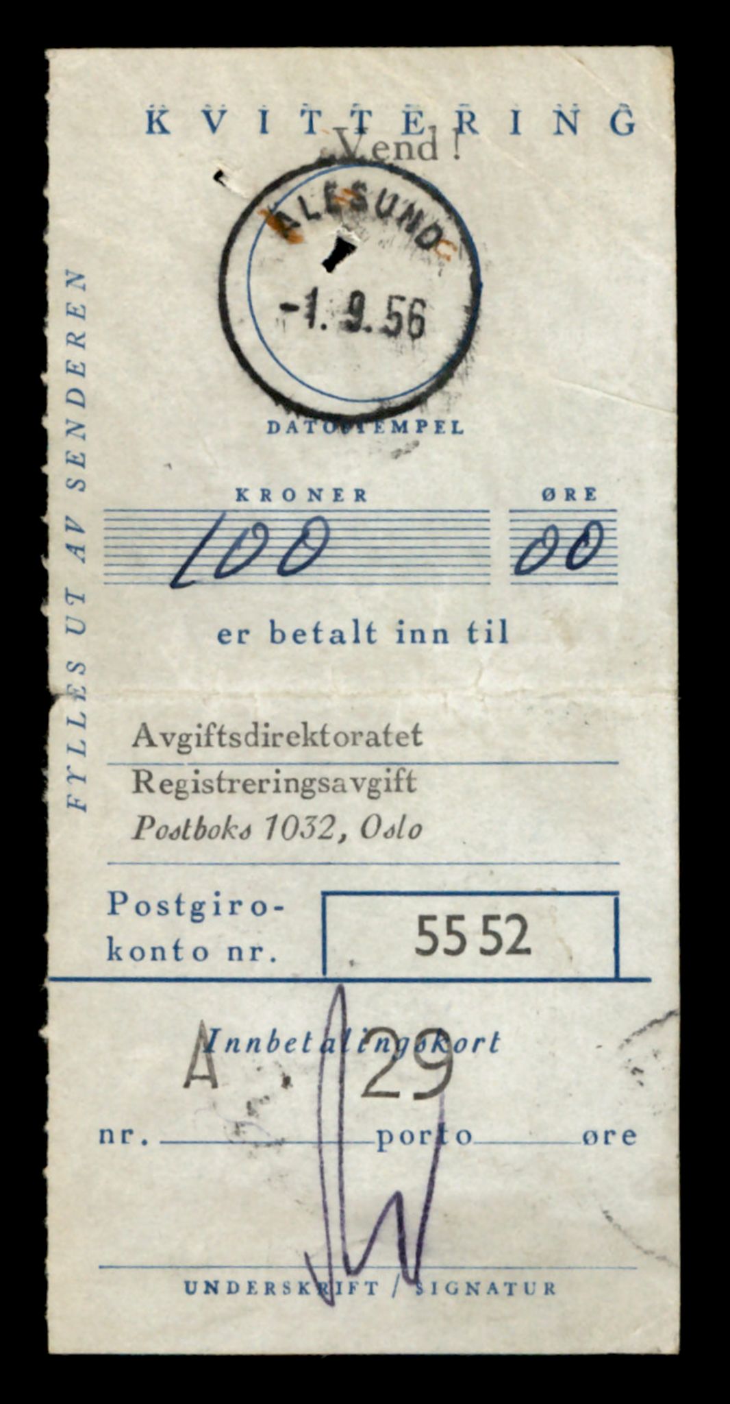 Møre og Romsdal vegkontor - Ålesund trafikkstasjon, SAT/A-4099/F/Fe/L0036: Registreringskort for kjøretøy T 12831 - T 13030, 1927-1998, p. 2999