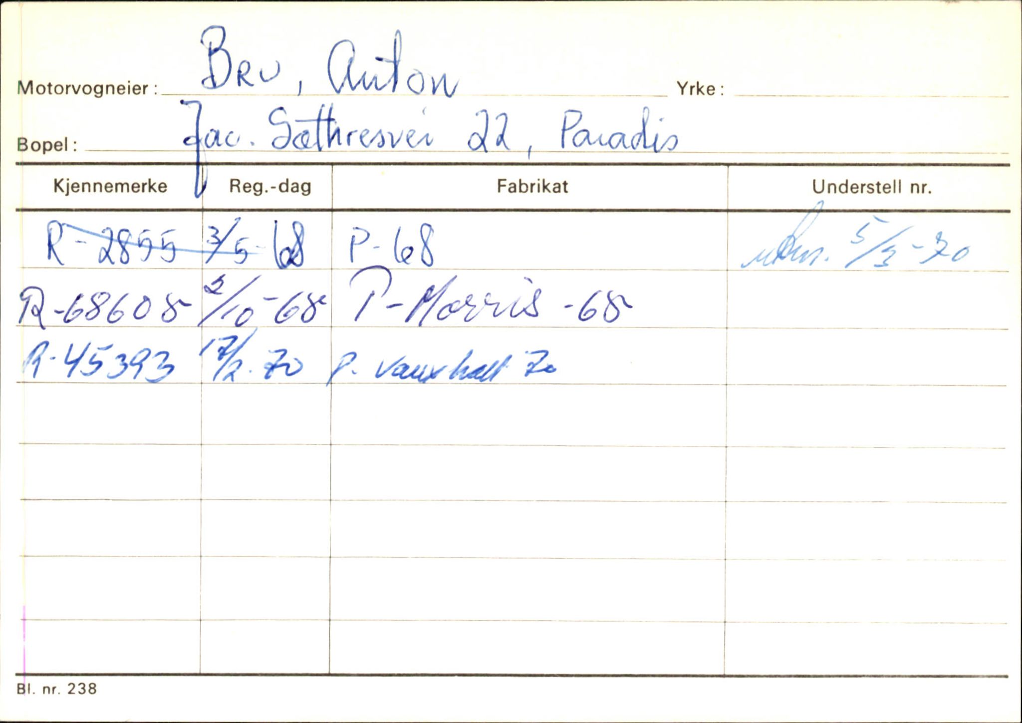 Statens vegvesen, Hordaland vegkontor, AV/SAB-A-5201/2/Ha/L0007: R-eierkort B, 1920-1971, p. 4