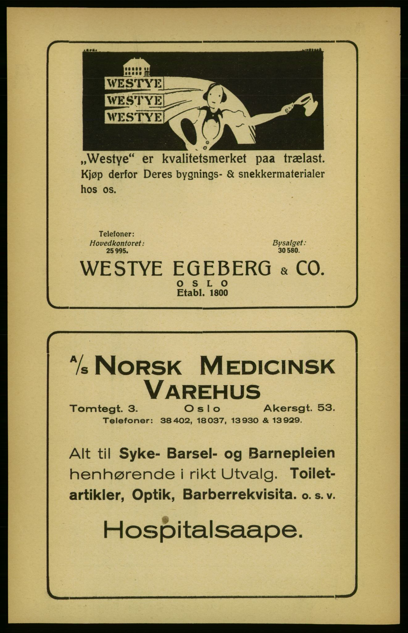 Aker adressebok/adressekalender, PUBL/001/A/003: Akers adressekalender, 1924-1925, p. 14