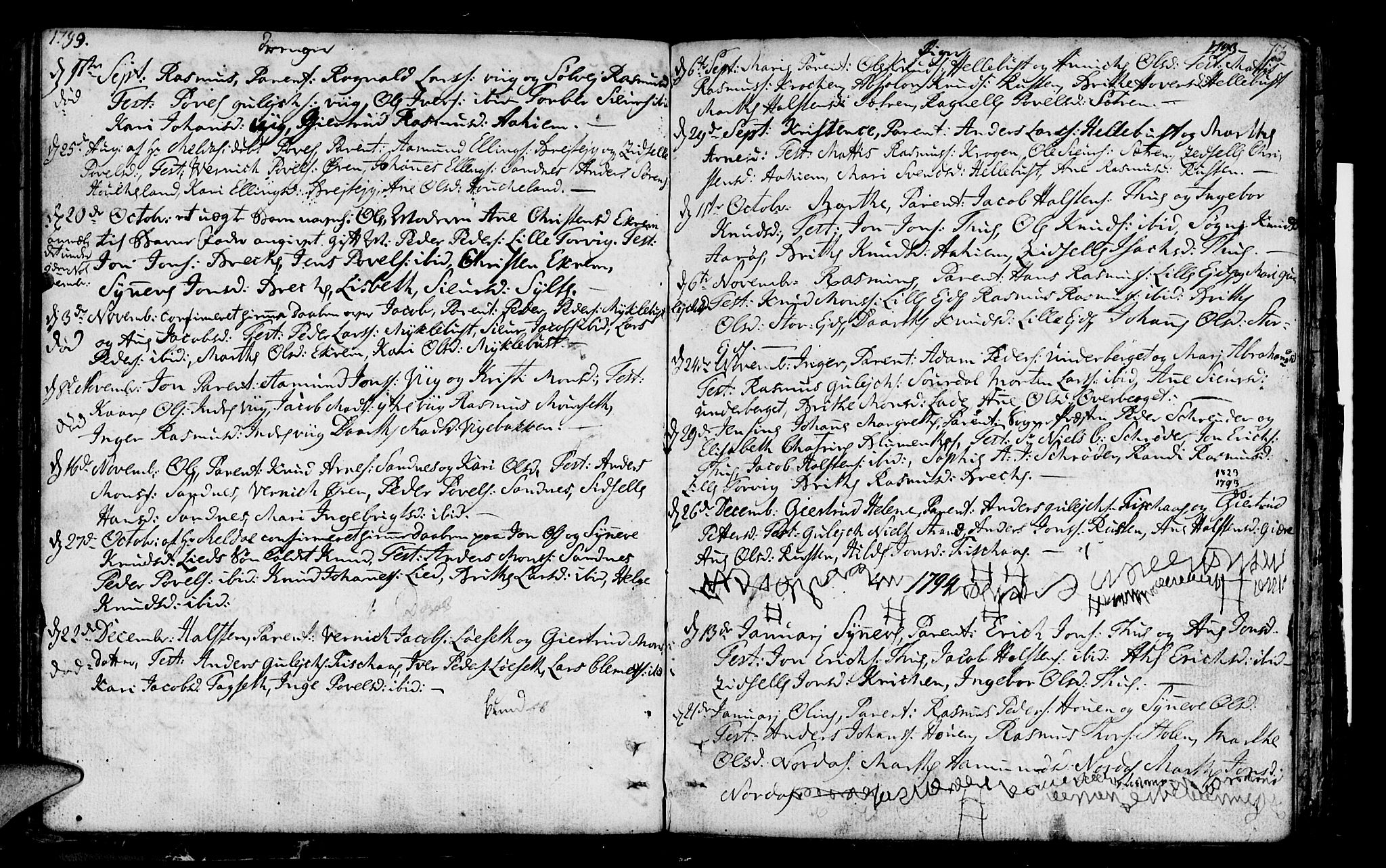 Ministerialprotokoller, klokkerbøker og fødselsregistre - Møre og Romsdal, SAT/A-1454/501/L0002: Parish register (official) no. 501A02, 1760-1816, p. 73